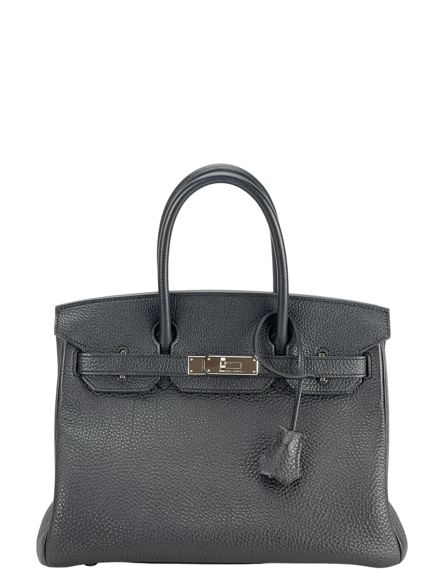 HERMES - Birkin 30 Black Togo Palladium Hardware 