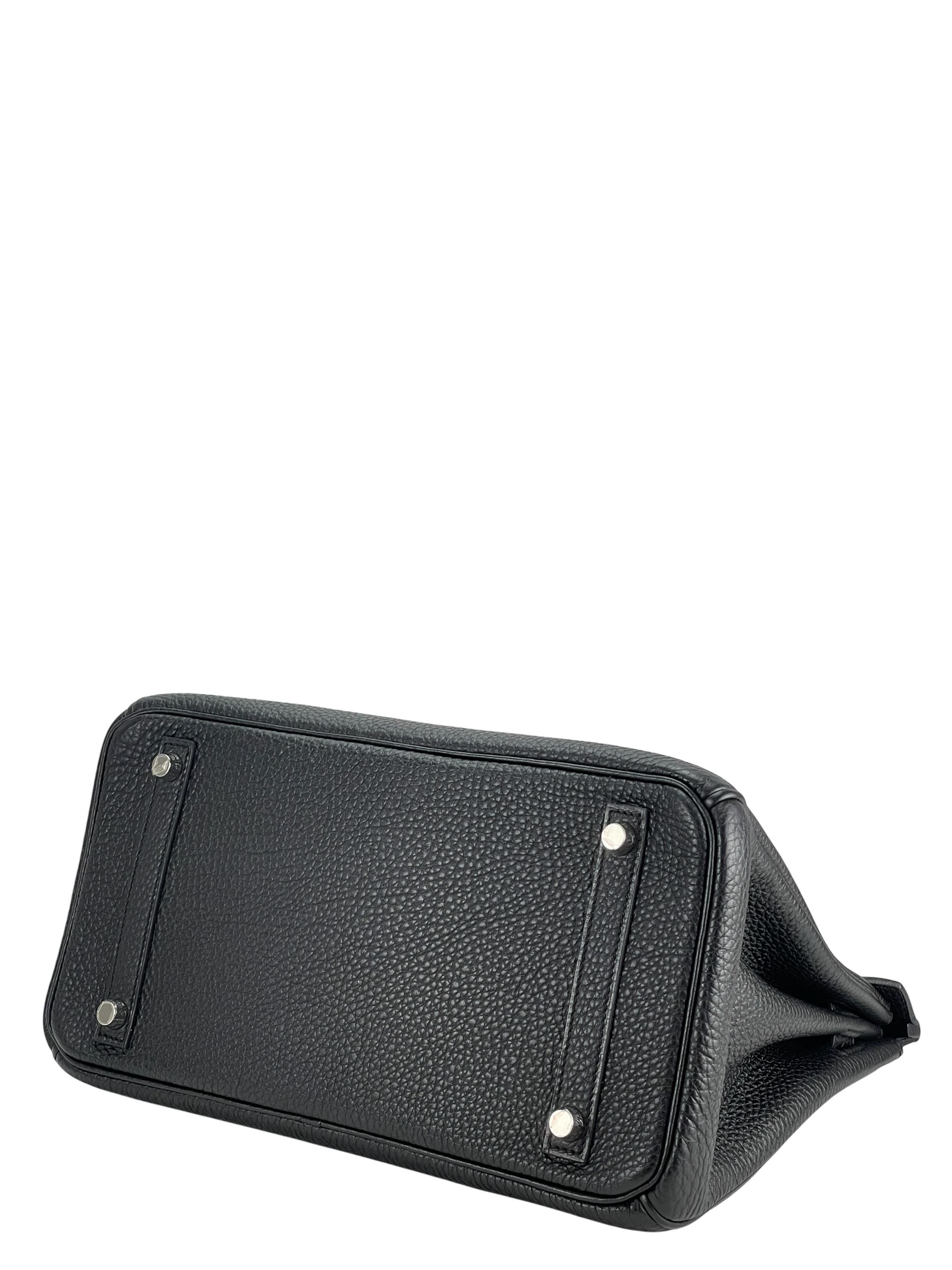 HERMES - Birkin 30 Black Togo Palladium Hardware 