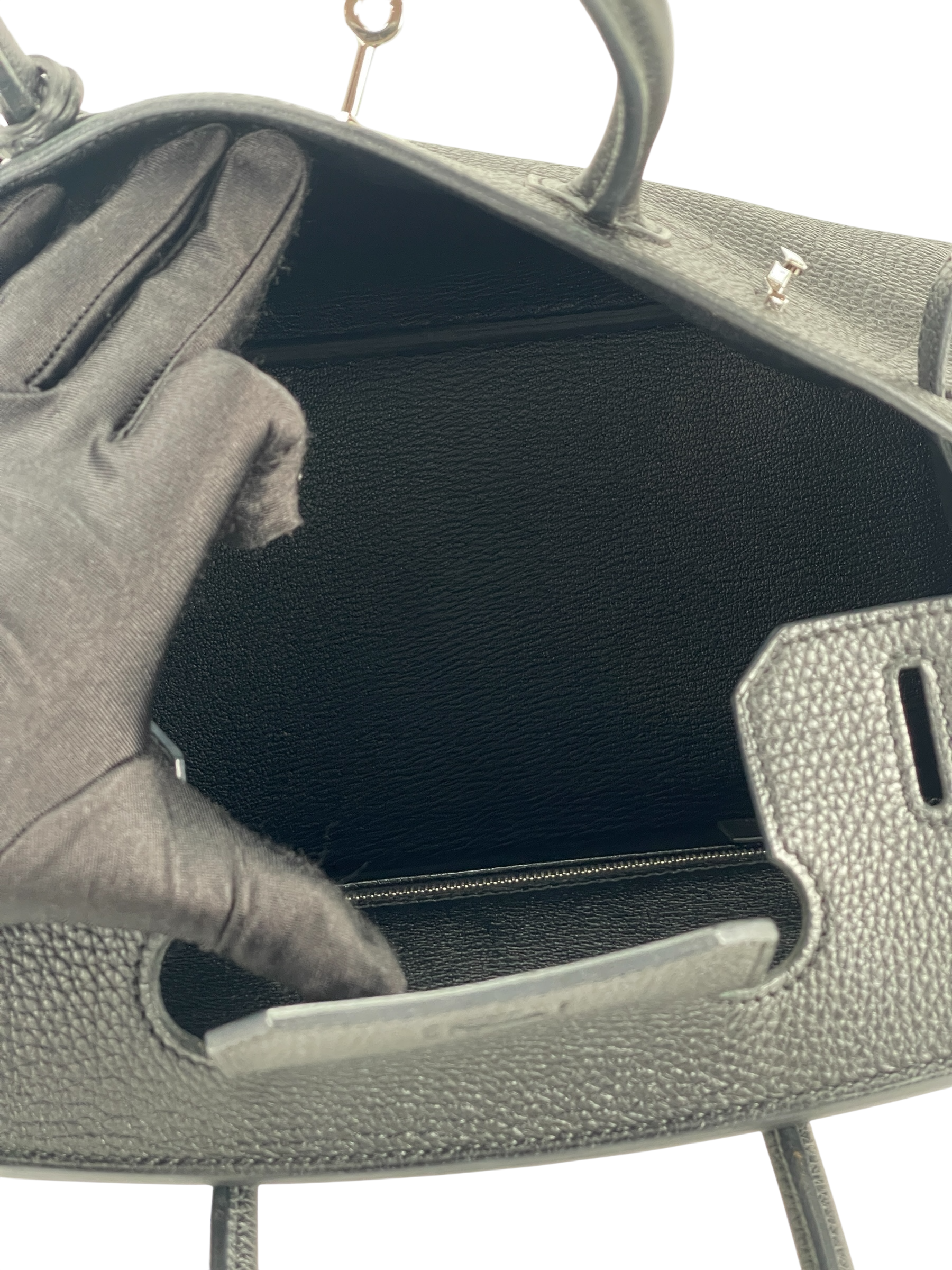 HERMES - Birkin 30 Black Togo Palladium Hardware 