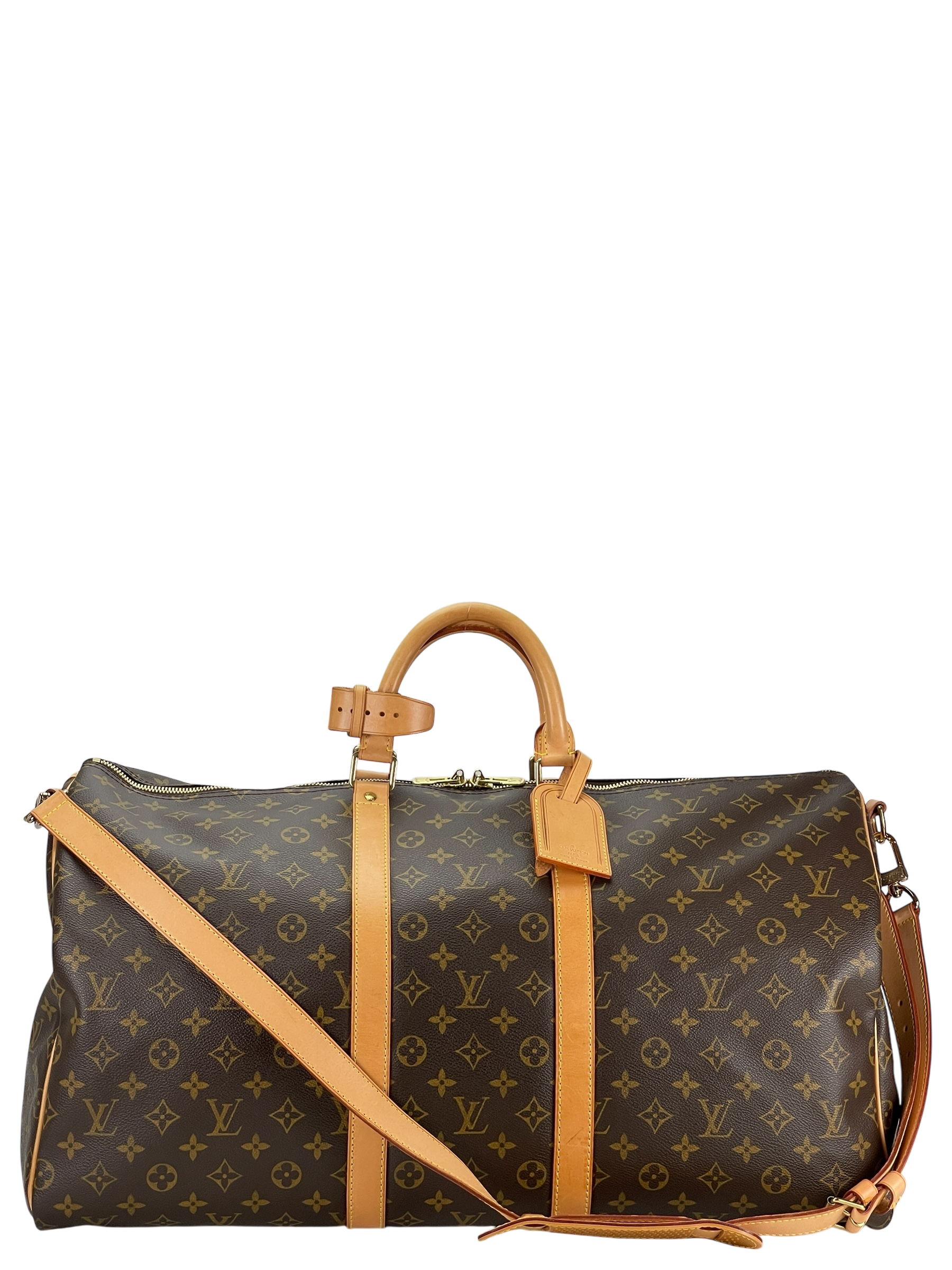 LOUIS VUITTON - Monogram Keepall 55 Bandouliere Bag 