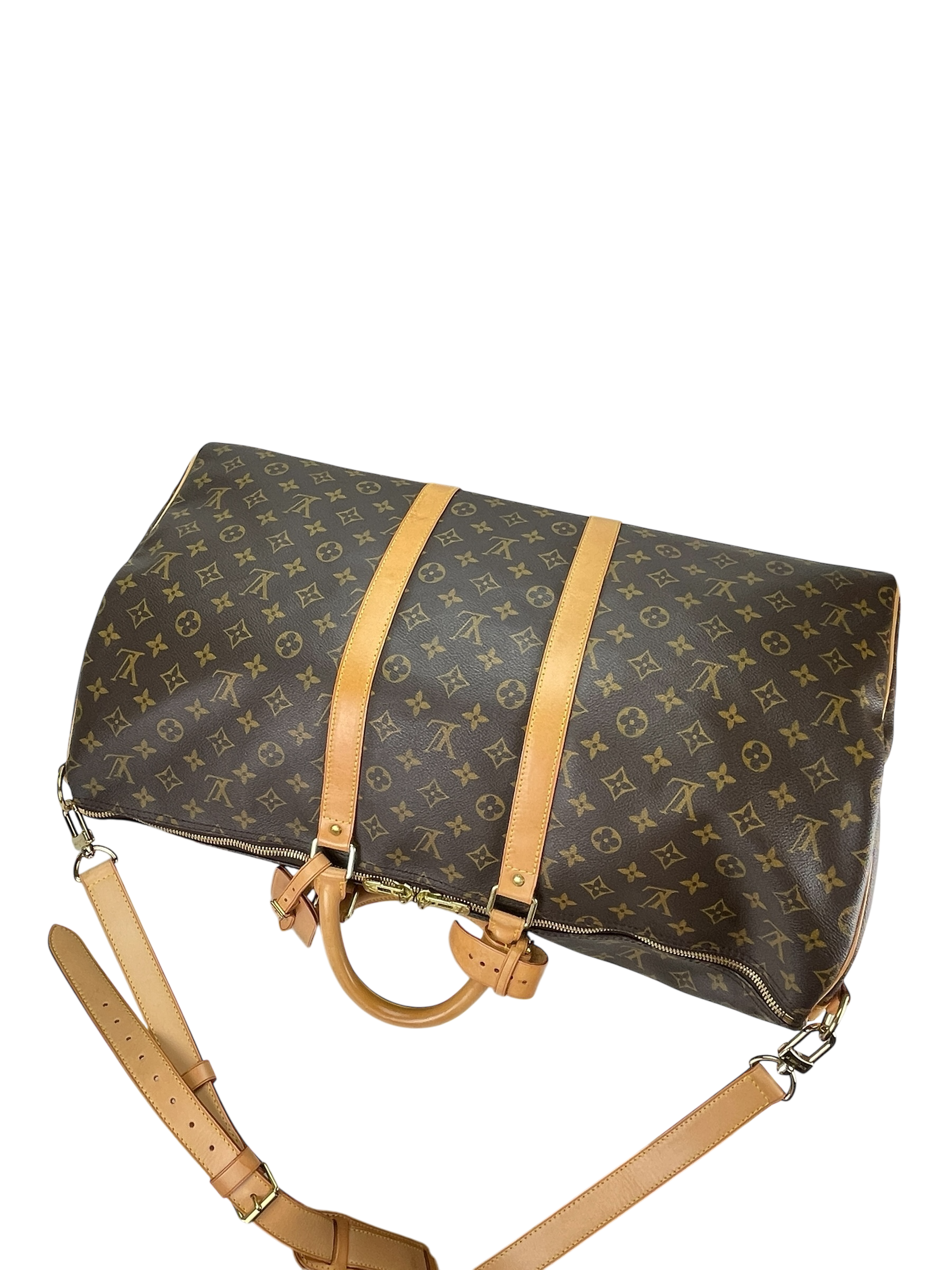 LOUIS VUITTON - Monogram Keepall 55 Bandouliere Bag 
