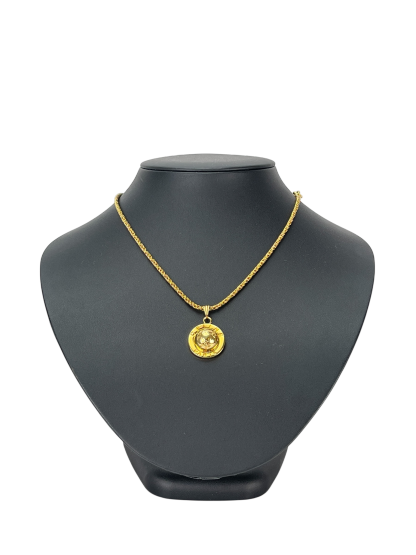 CELINE - Gold Necklace Logo Star Accessory Necklace