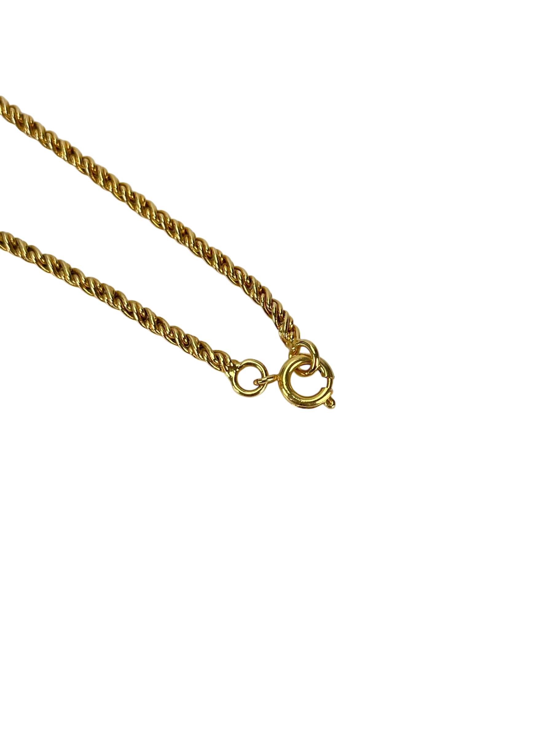 CELINE - Gold Necklace Logo Star Accessory Necklace