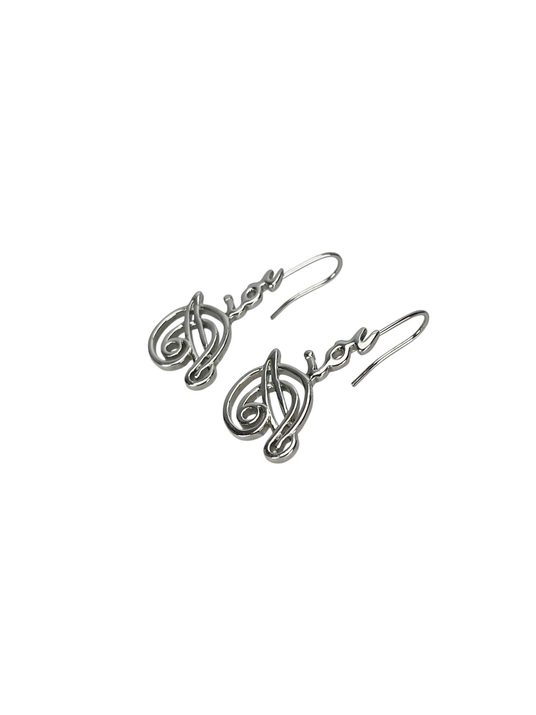 CHRISTIAN DIOR - Silver Jewelry Accessories Earrings