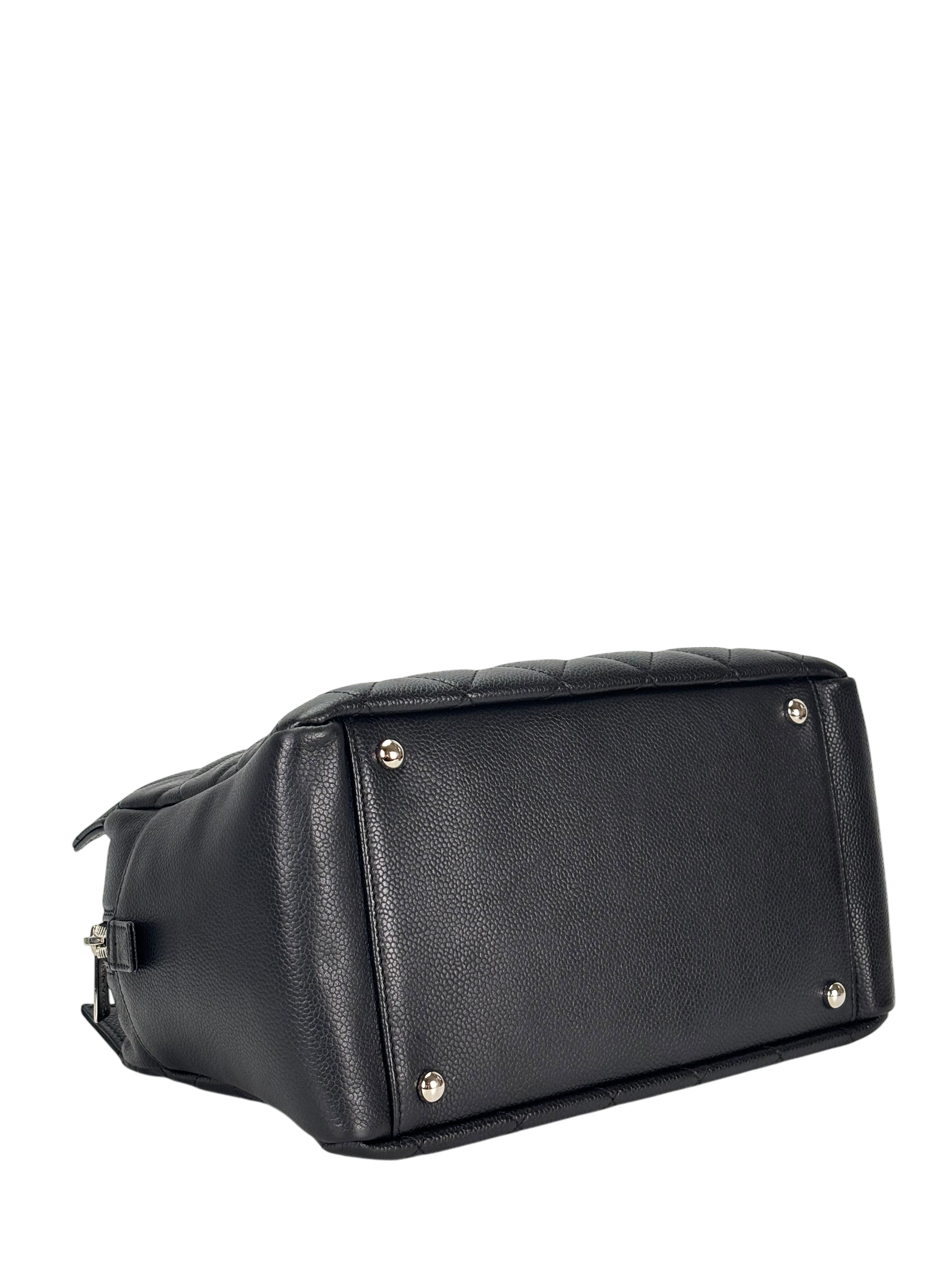 CHANEL - Black Caviar Petite PST Tote Bag