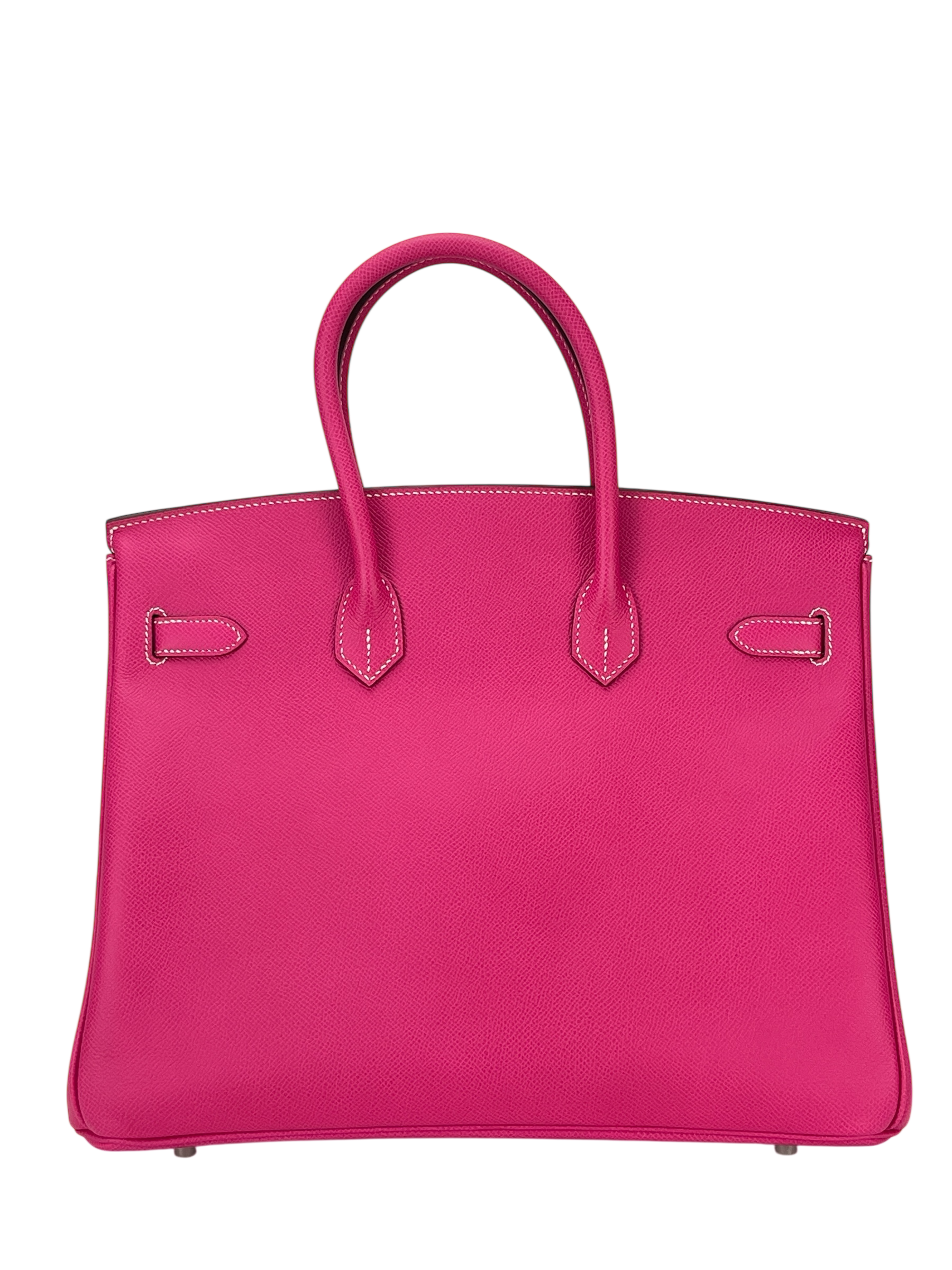 HERMES - Birkin 35 Rose Tyrien Epsom Palladium Hardware