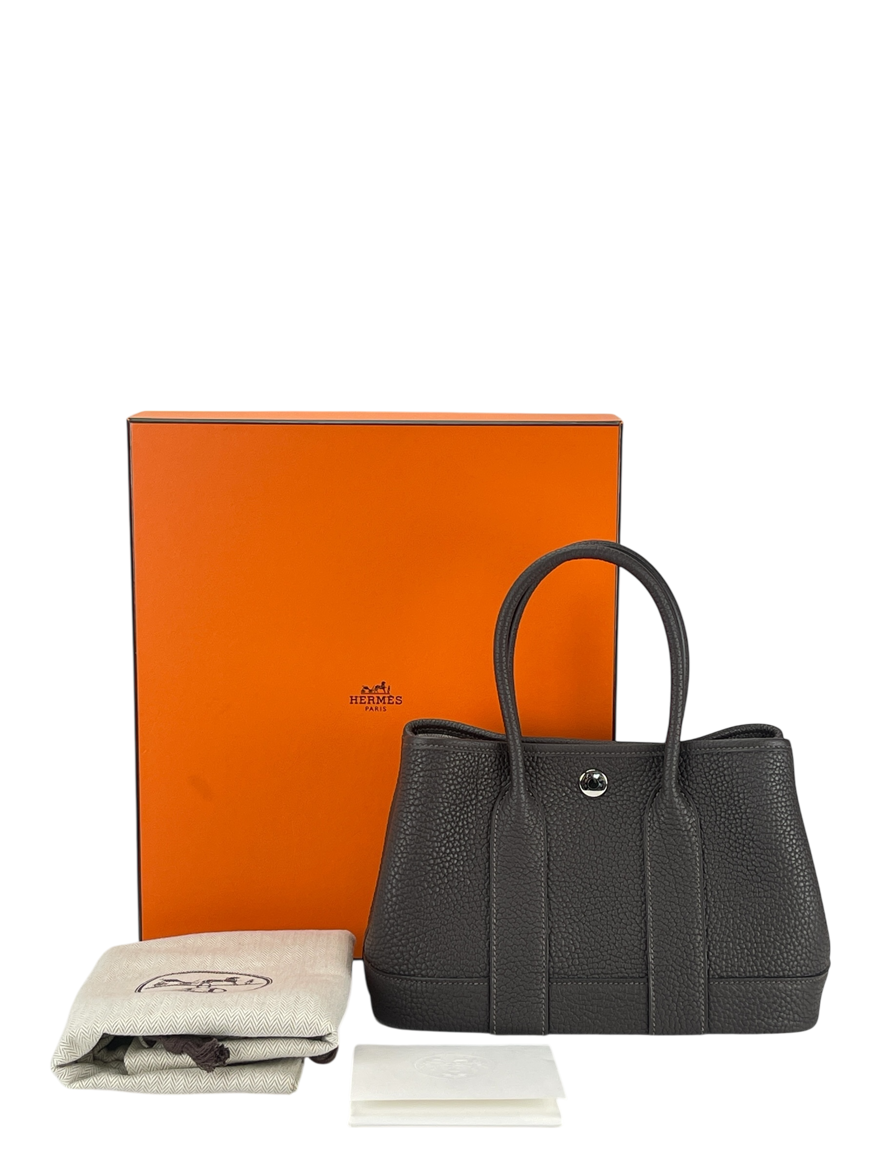 HERMES - Garden Party 23 Ebenu Negonda Handbag
