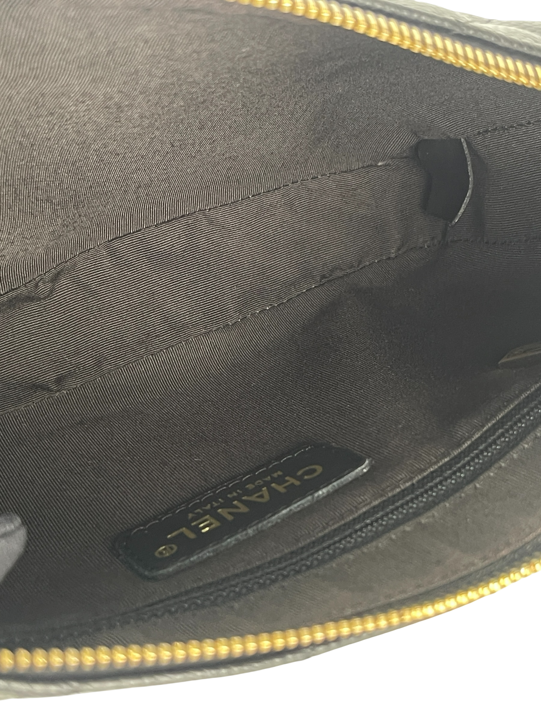 CHANEL - Caviar Quilted Timeless CC Shoulder Bag Black