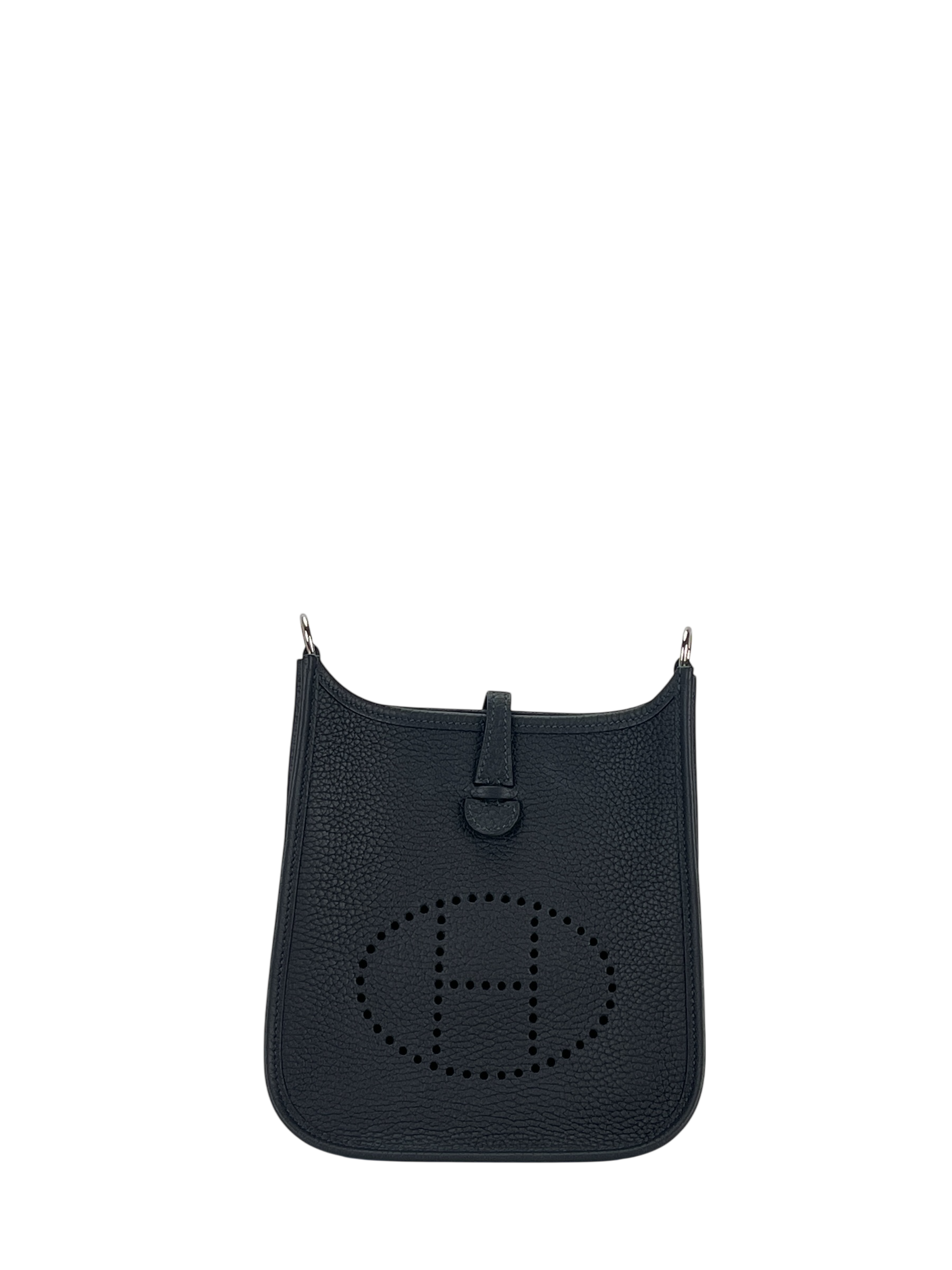 HERMES - Evelyne TPM Evelyne 16 Black Taurillon Clemence Palladium Hardware