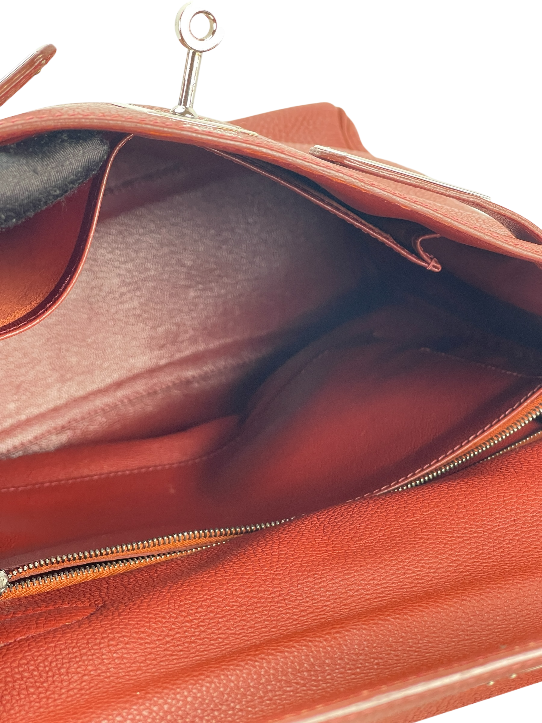 HERMES - Togo Kelly Ado Brique Backpack 