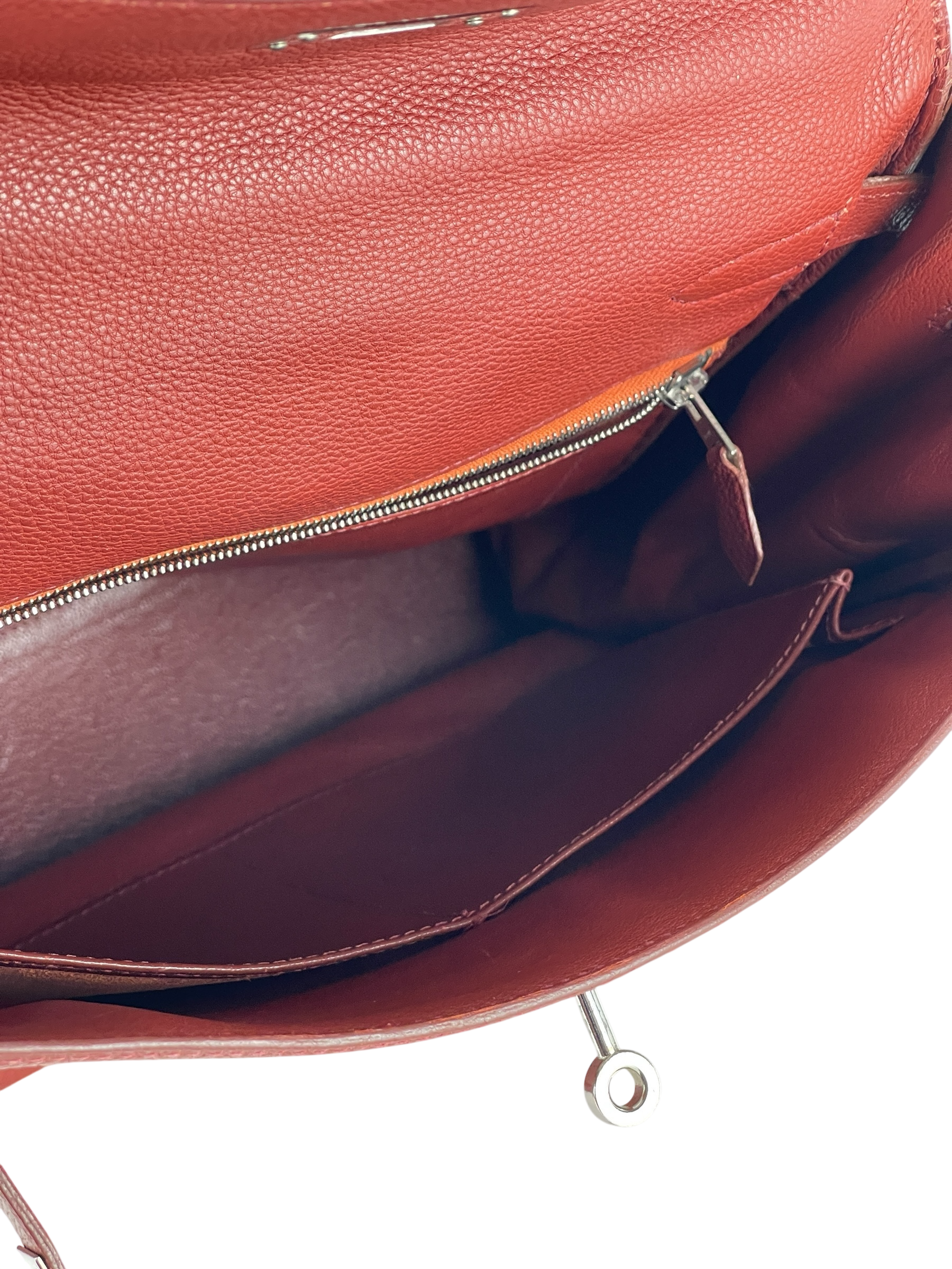 HERMES - Togo Kelly Ado Brique Backpack 