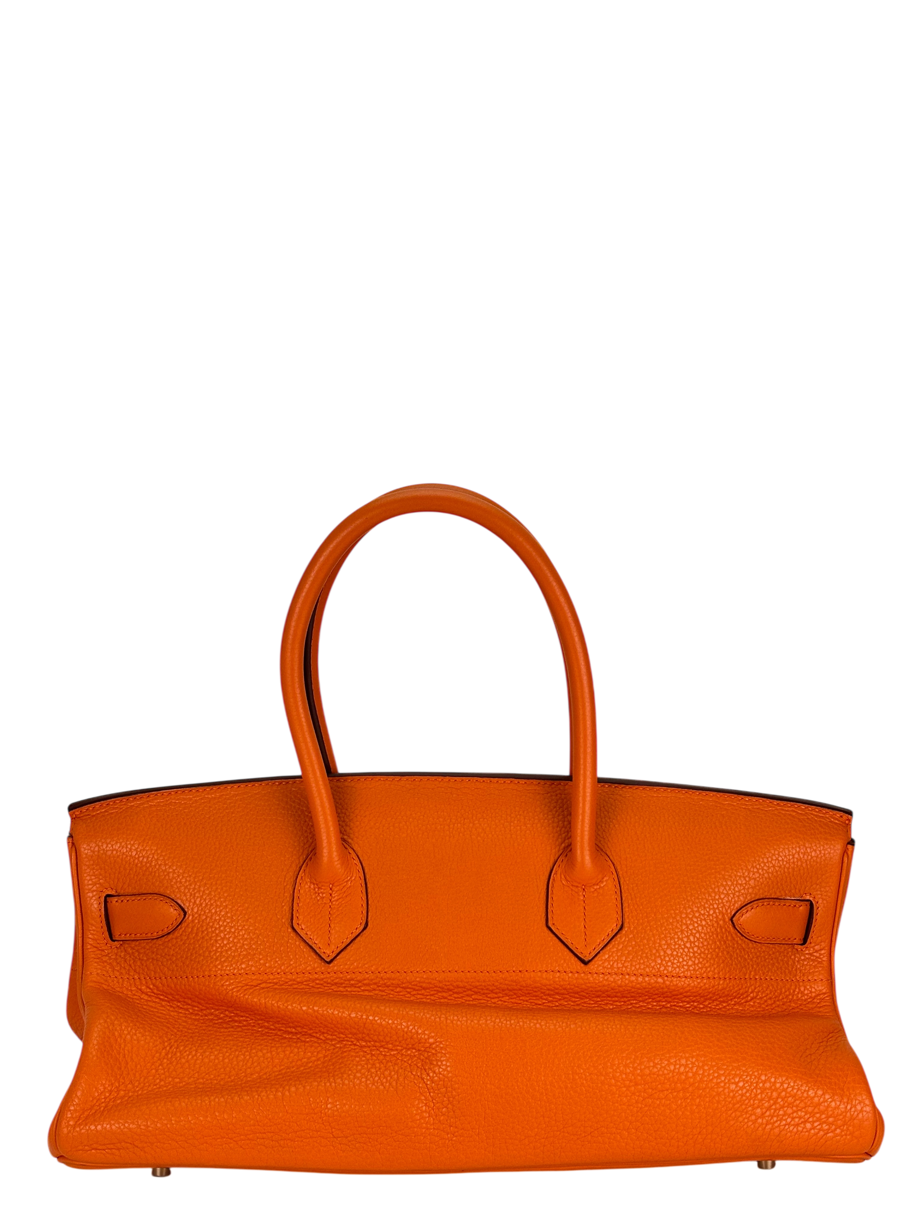 HERMES - Shoulder Birkin Orange TC Gold Hardware