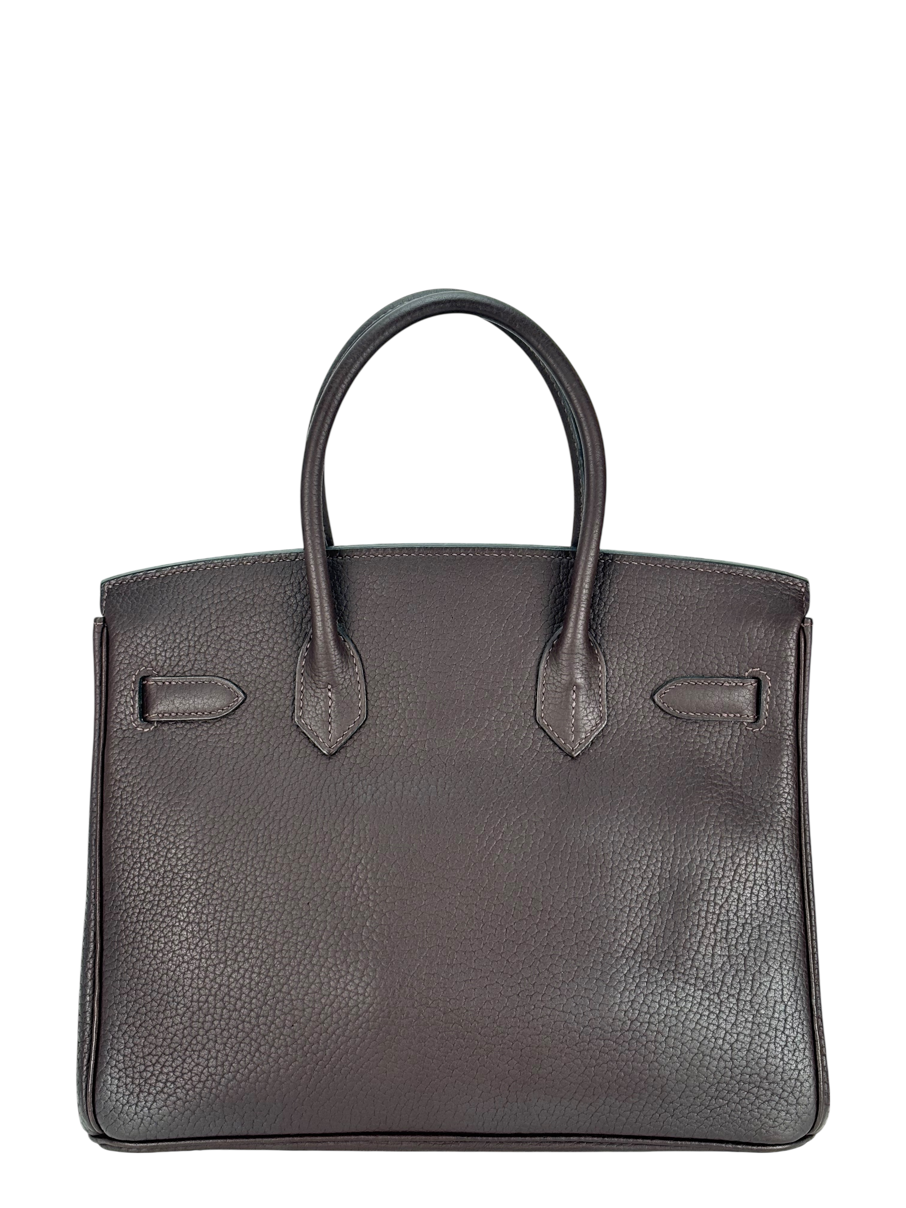 HERMES - Birkin 30 Ebene Togo Gold Hardware 