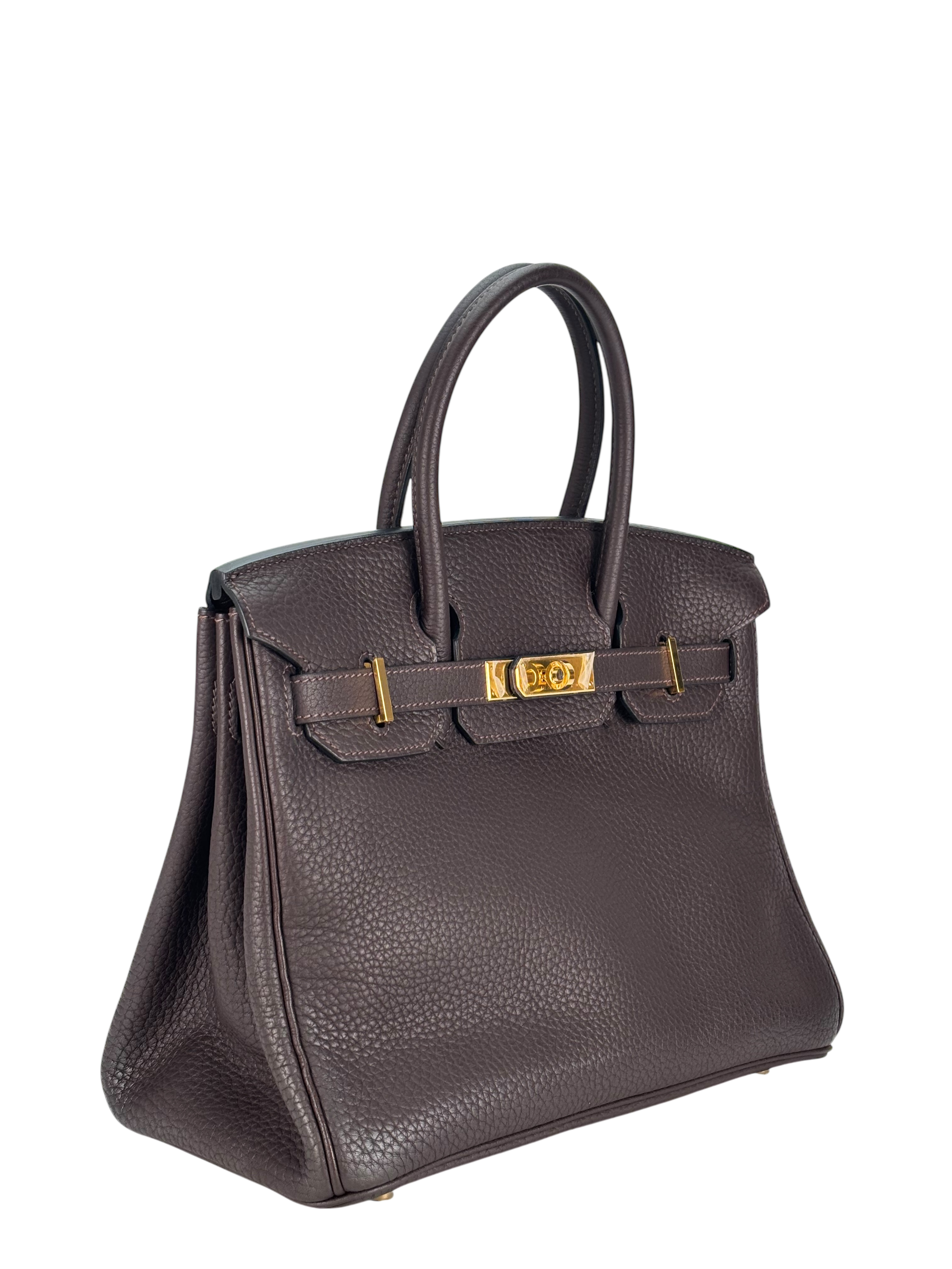 HERMES - Birkin 30 Ebene Togo Gold Hardware 