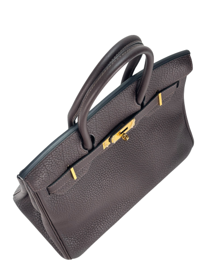 HERMES - Birkin 30 Ebene Togo Gold Hardware 