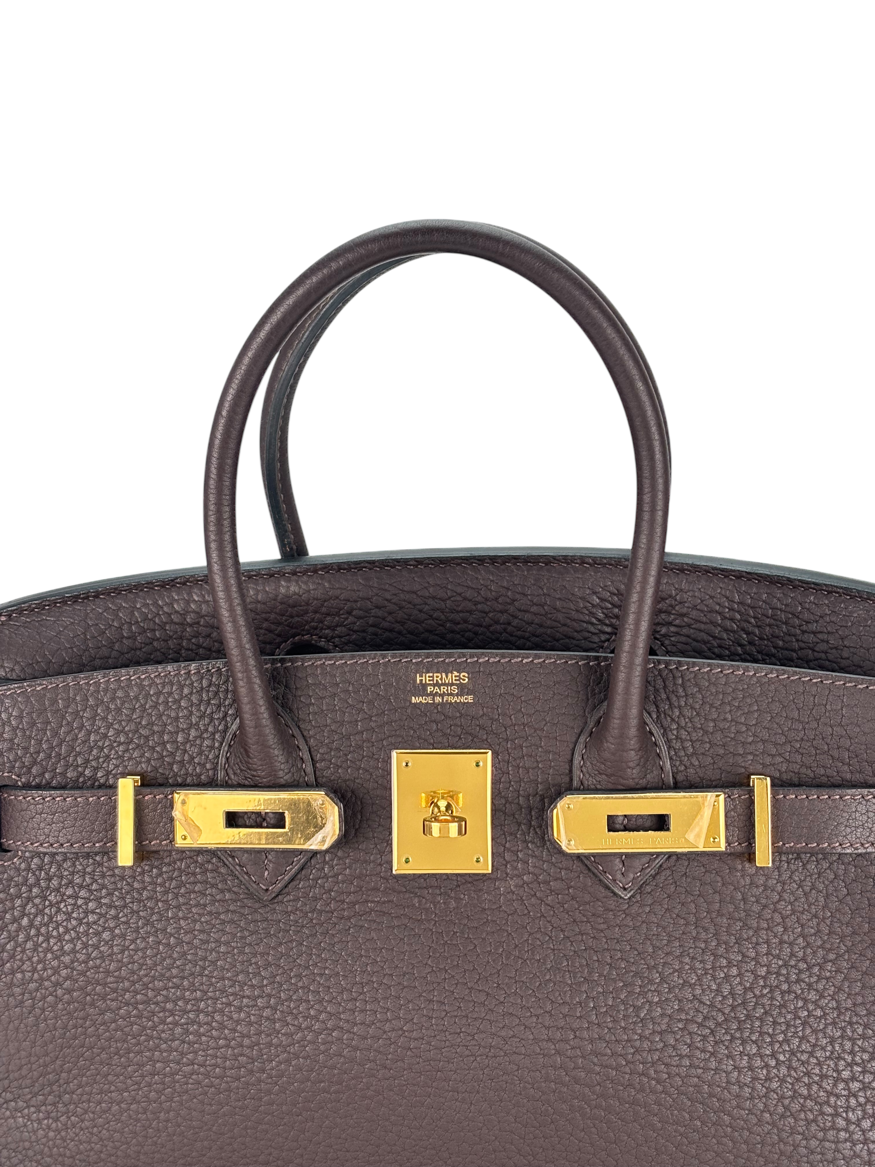 HERMES - Birkin 30 Ebene Togo Gold Hardware 