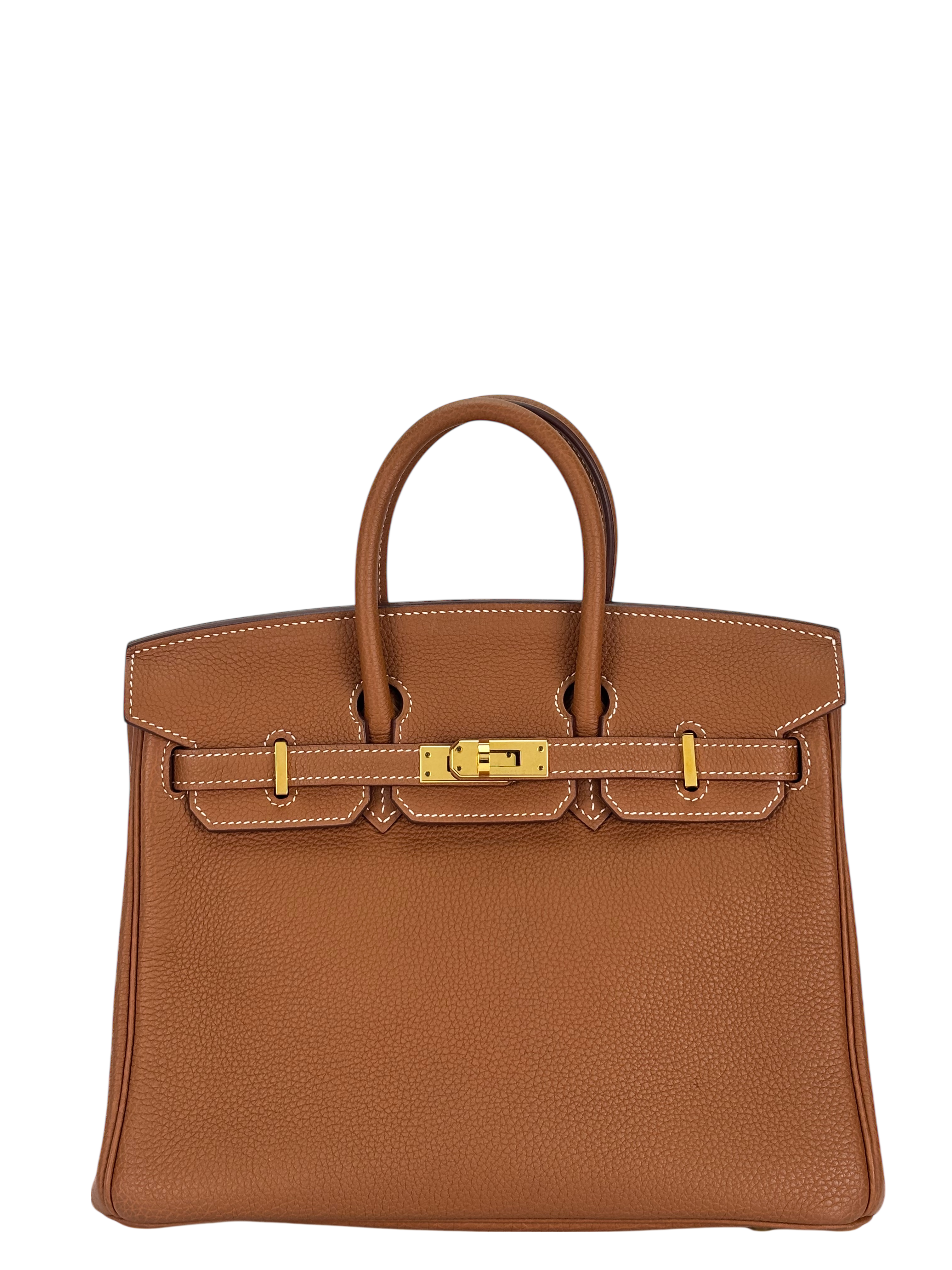 HERMES - Birkin 25 Gold Togo Gold Hardware 