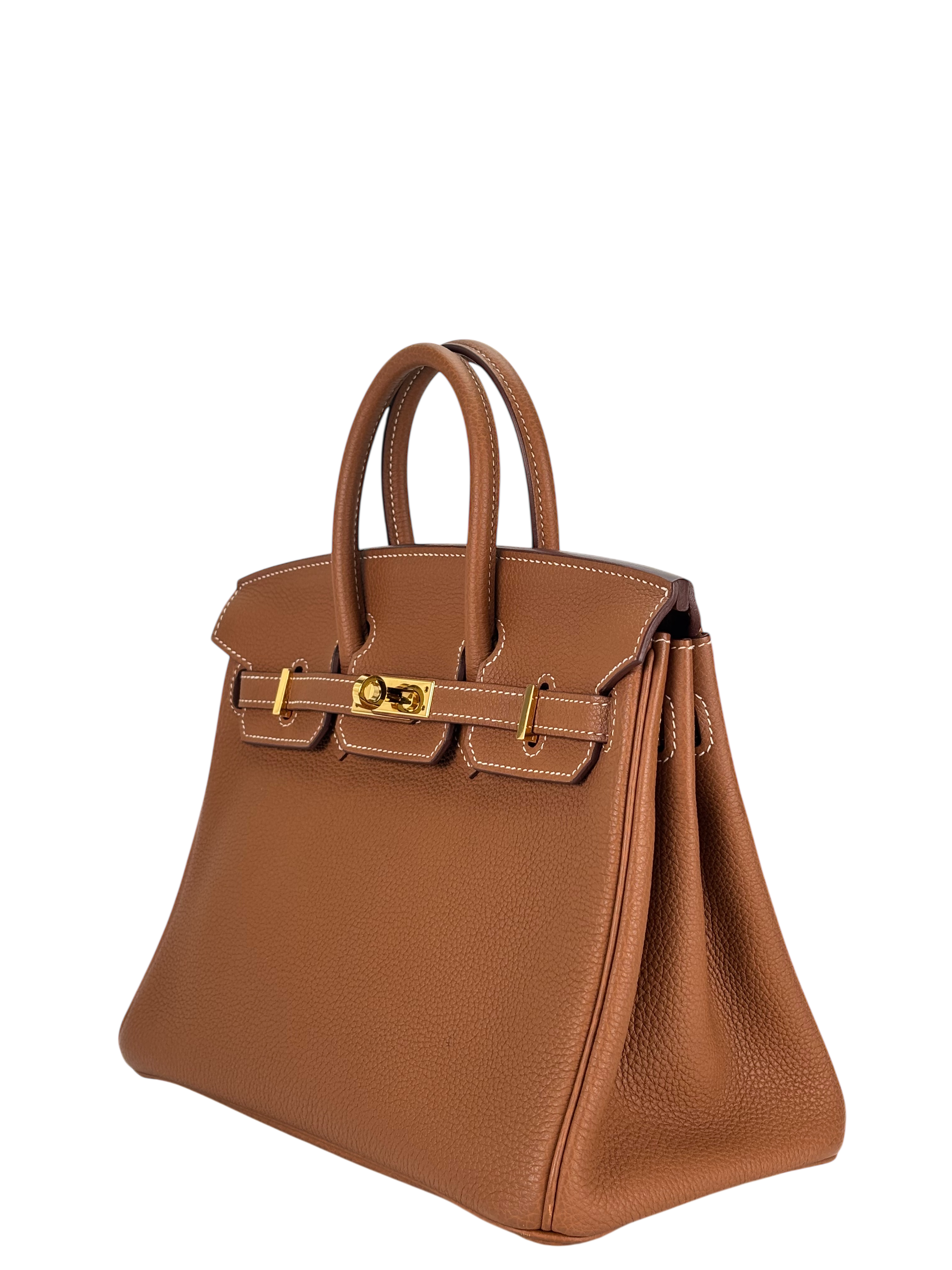 HERMES - Birkin 25 Gold Togo Gold Hardware 