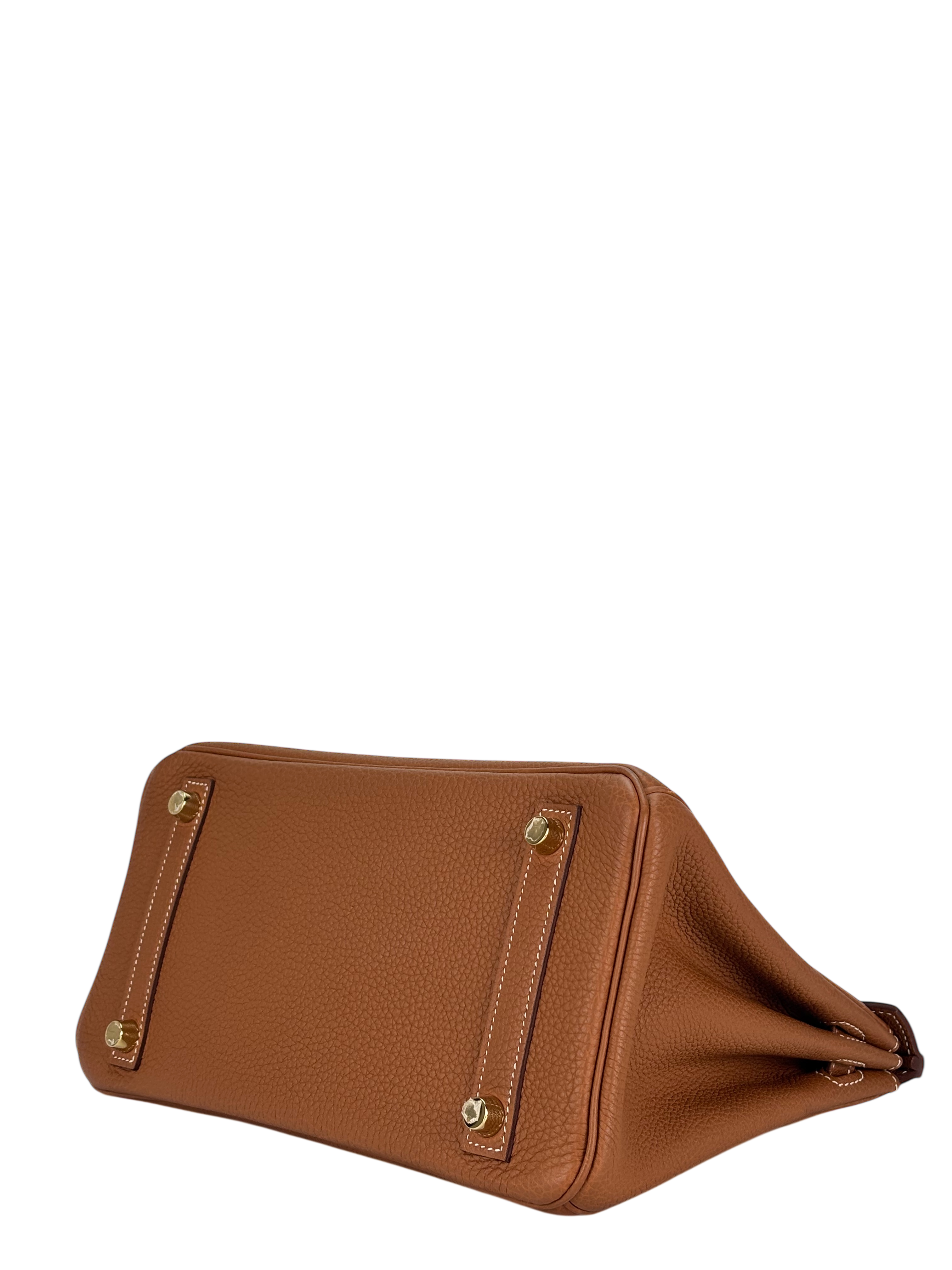 HERMES - Birkin 25 Gold Togo Gold Hardware 