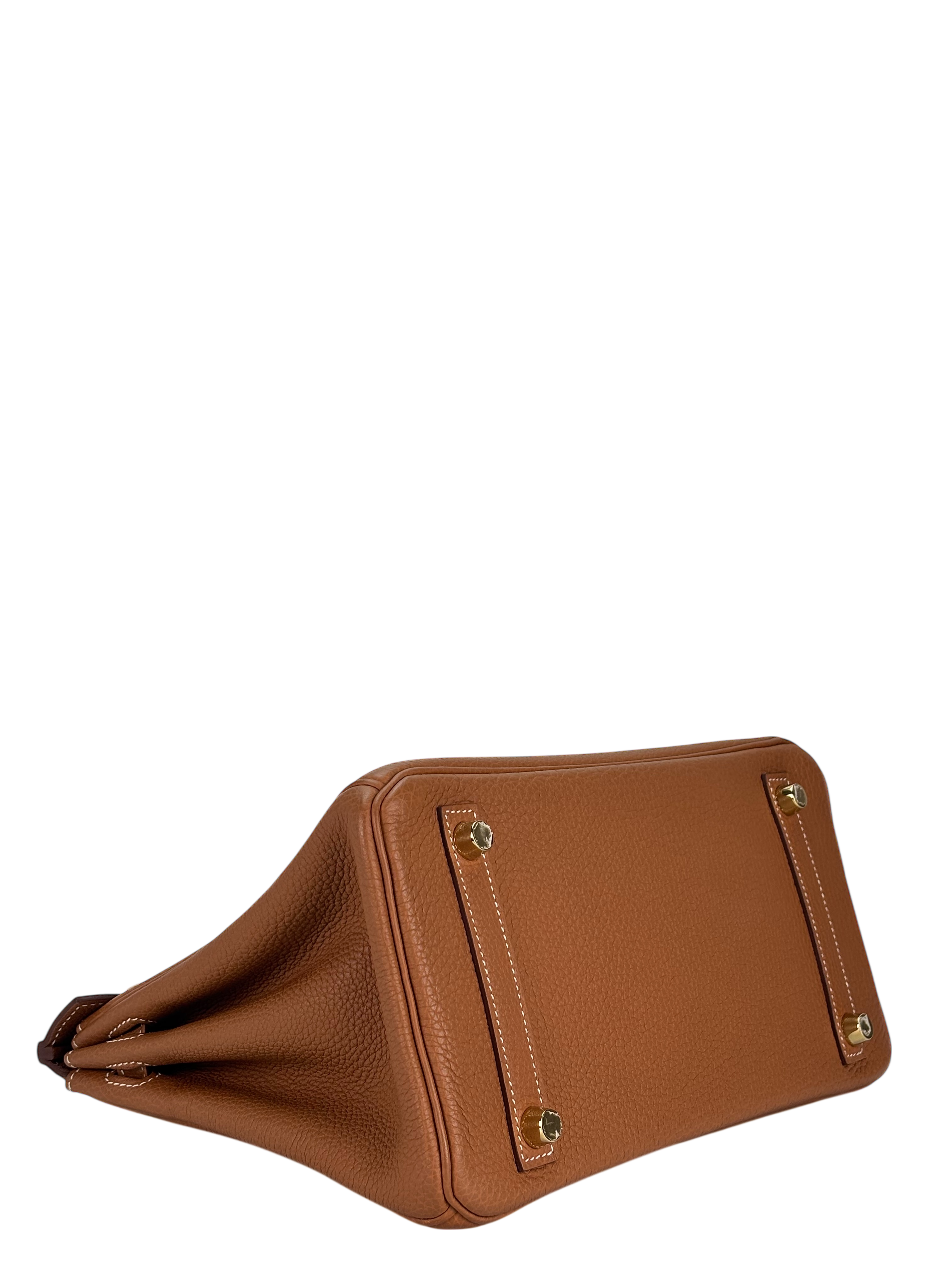 HERMES - Birkin 25 Gold Togo Gold Hardware 