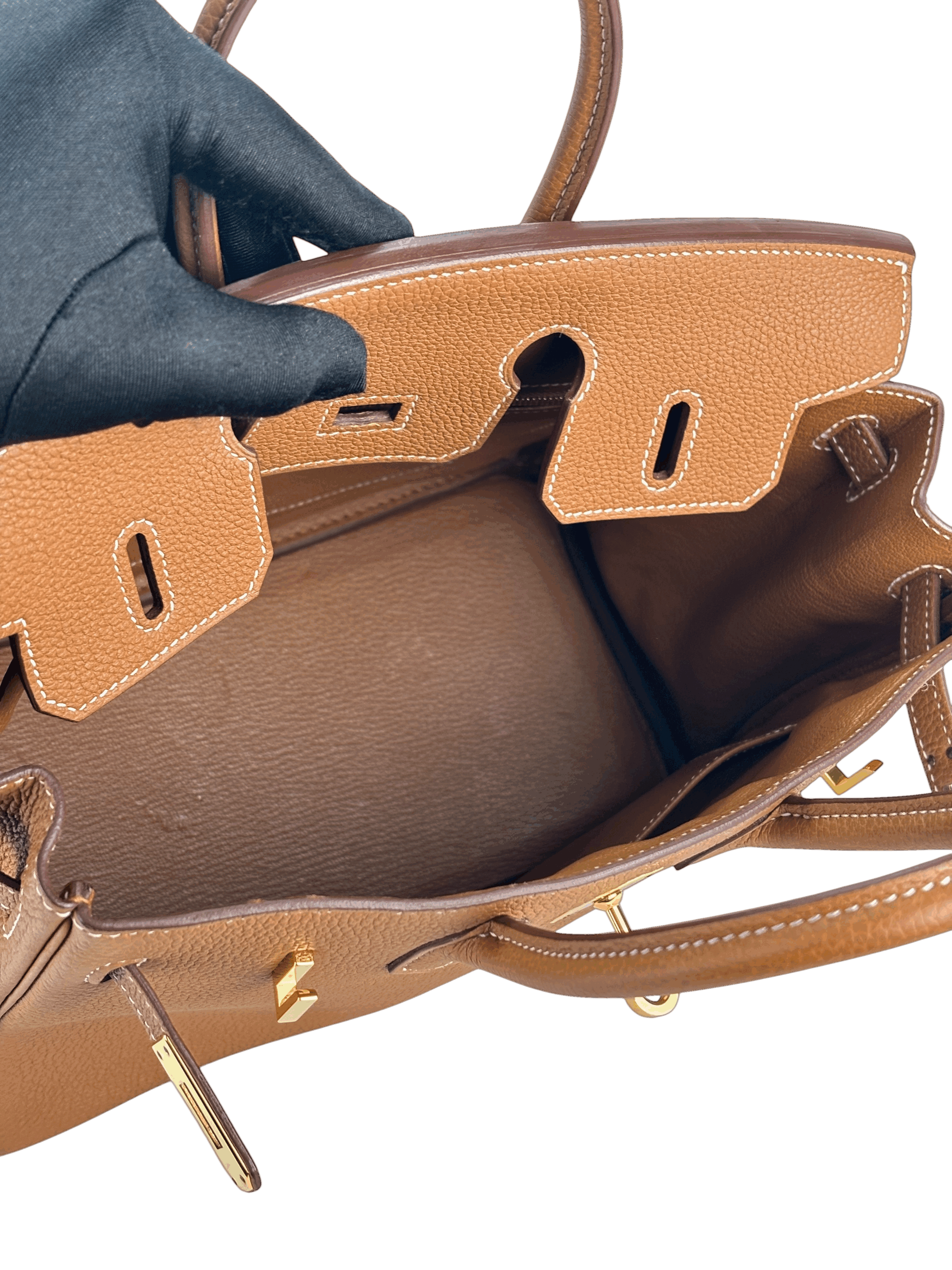 HERMES - Birkin 25 Gold Togo Gold Hardware 