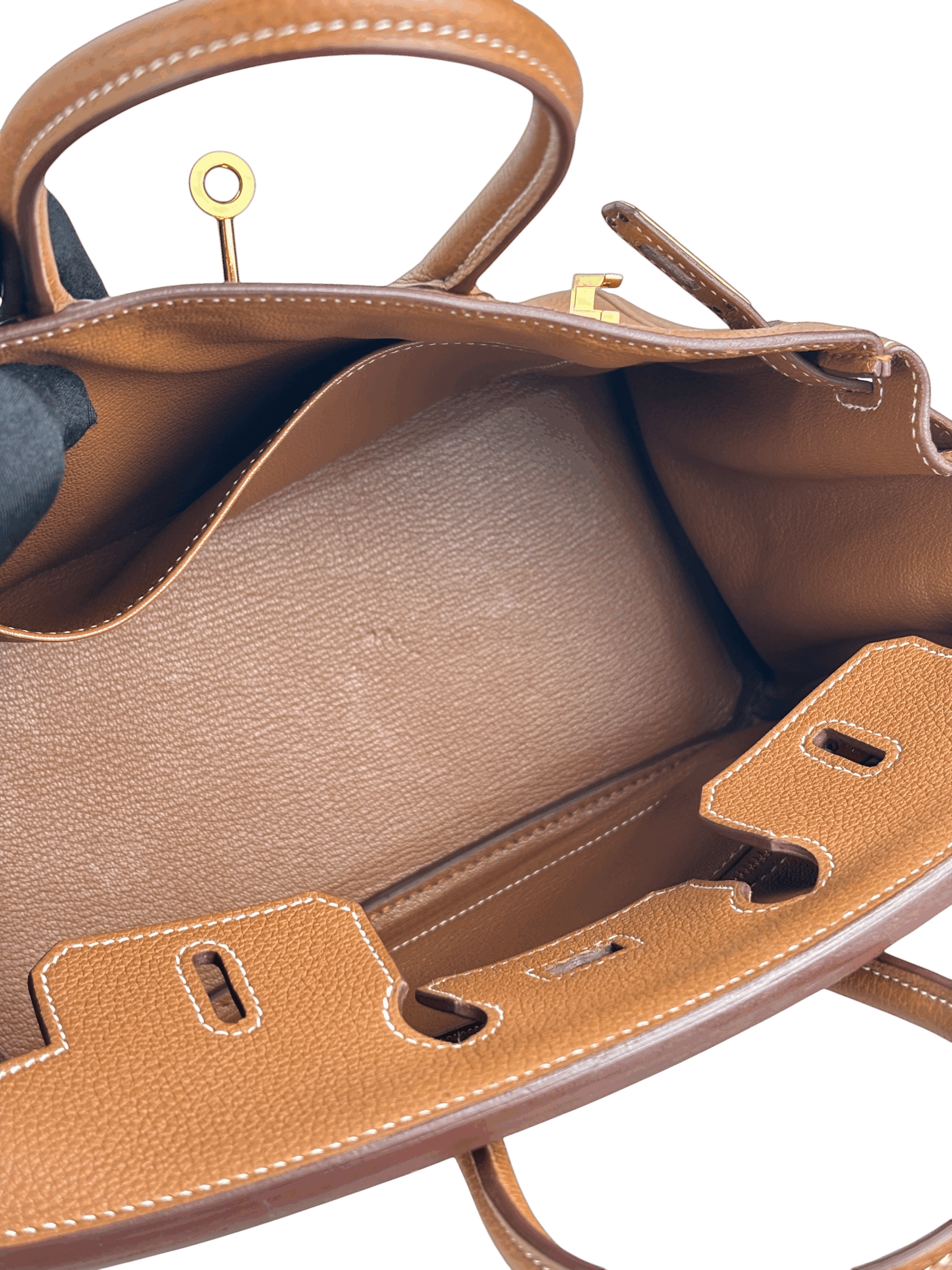 HERMES - Birkin 25 Gold Togo Gold Hardware 