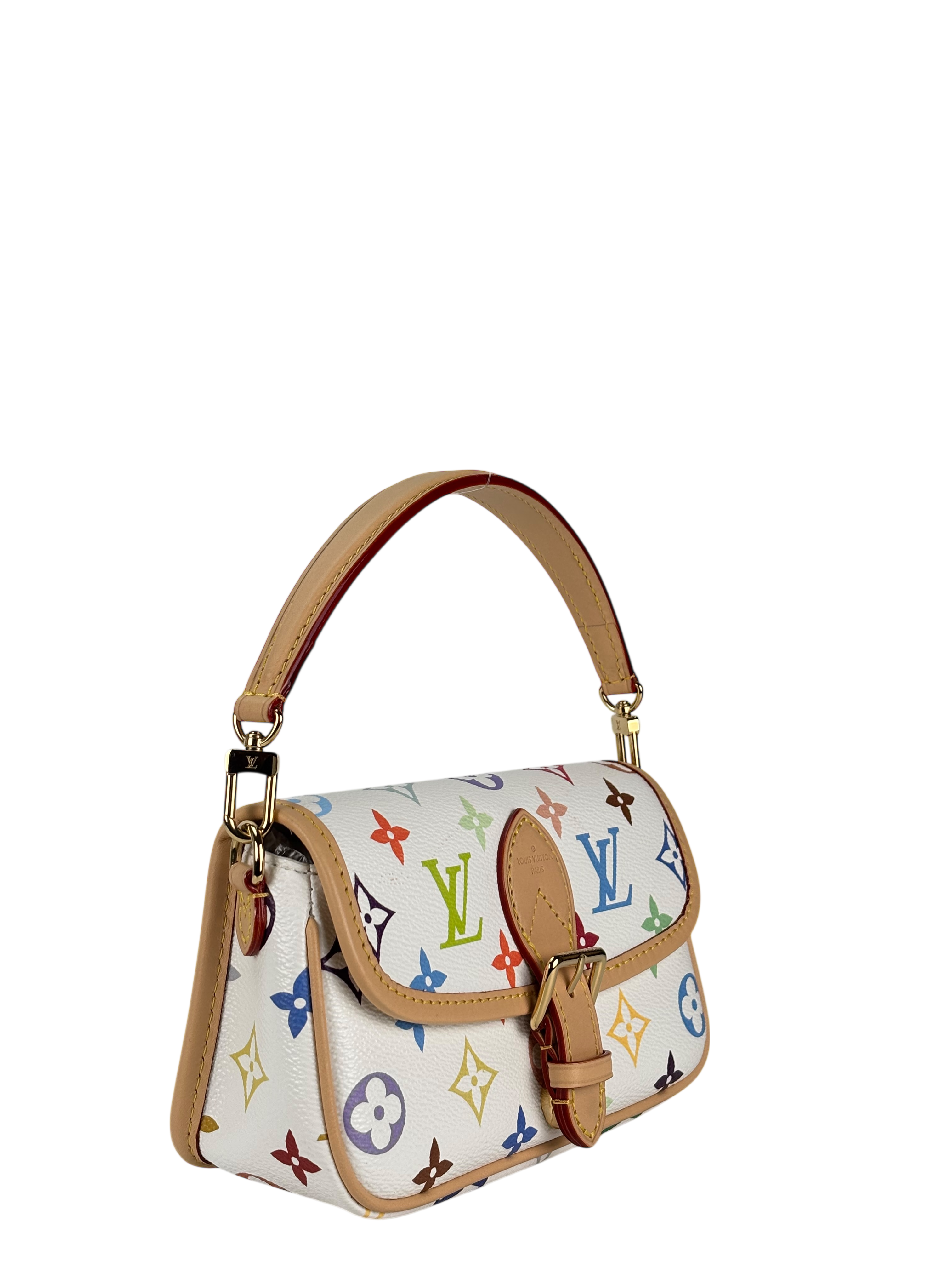 LOUIS VUITTON - LV x TM Nano Diane White Multicolor Monogram 