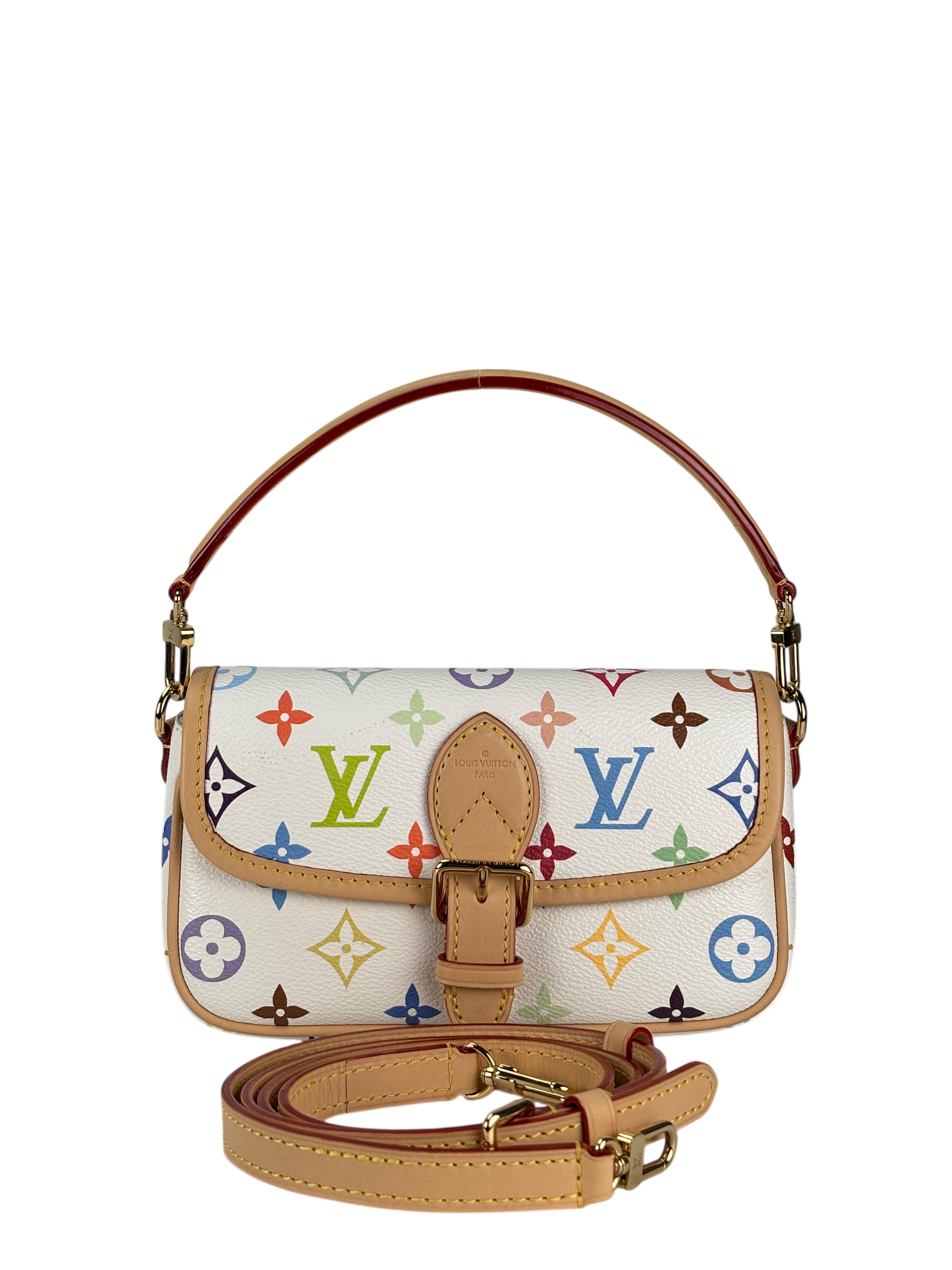 LOUIS VUITTON - LV x TM Nano Diane White Multicolor Monogram 
