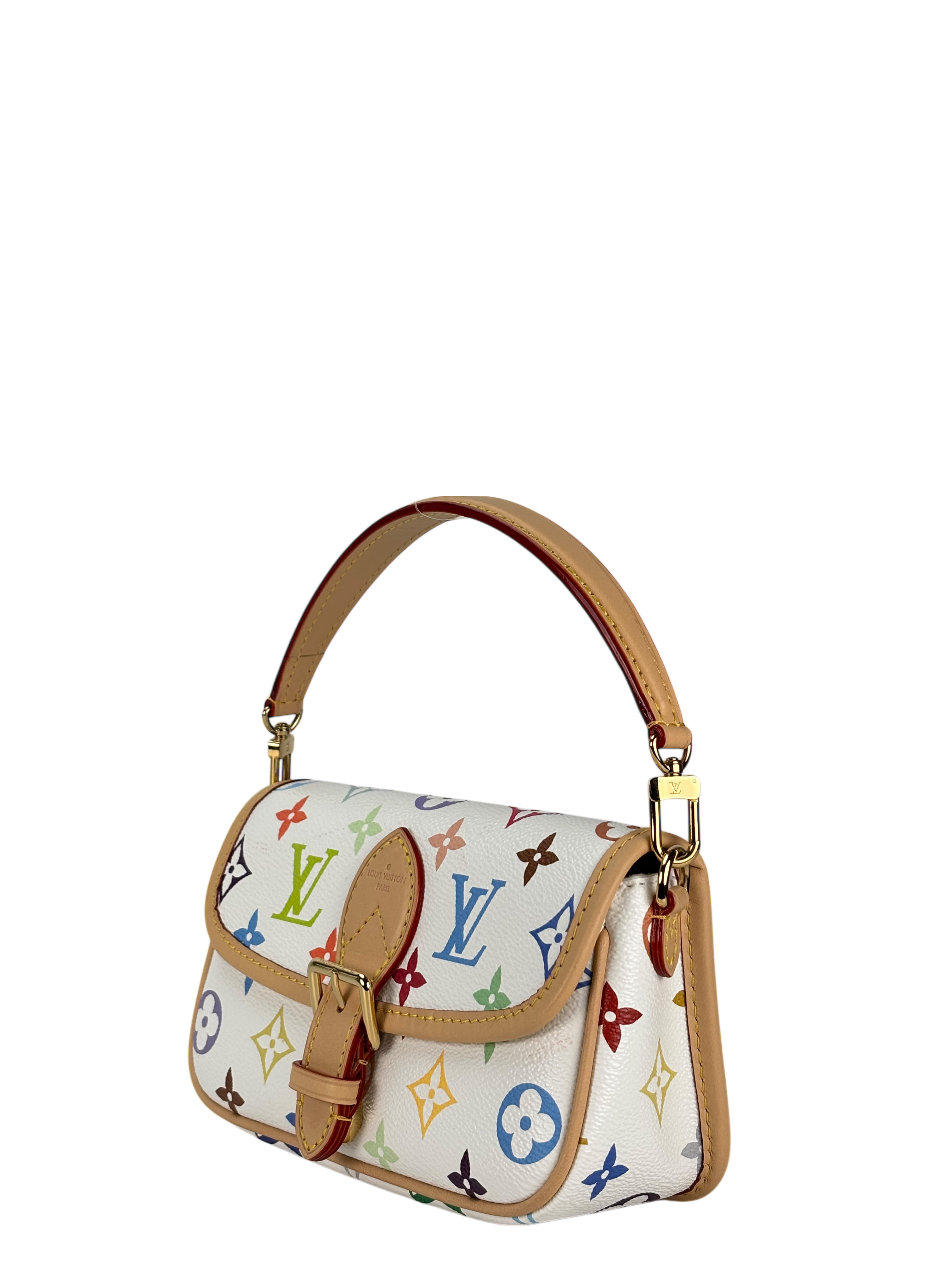 LOUIS VUITTON - LV x TM Nano Diane White Multicolor Monogram 