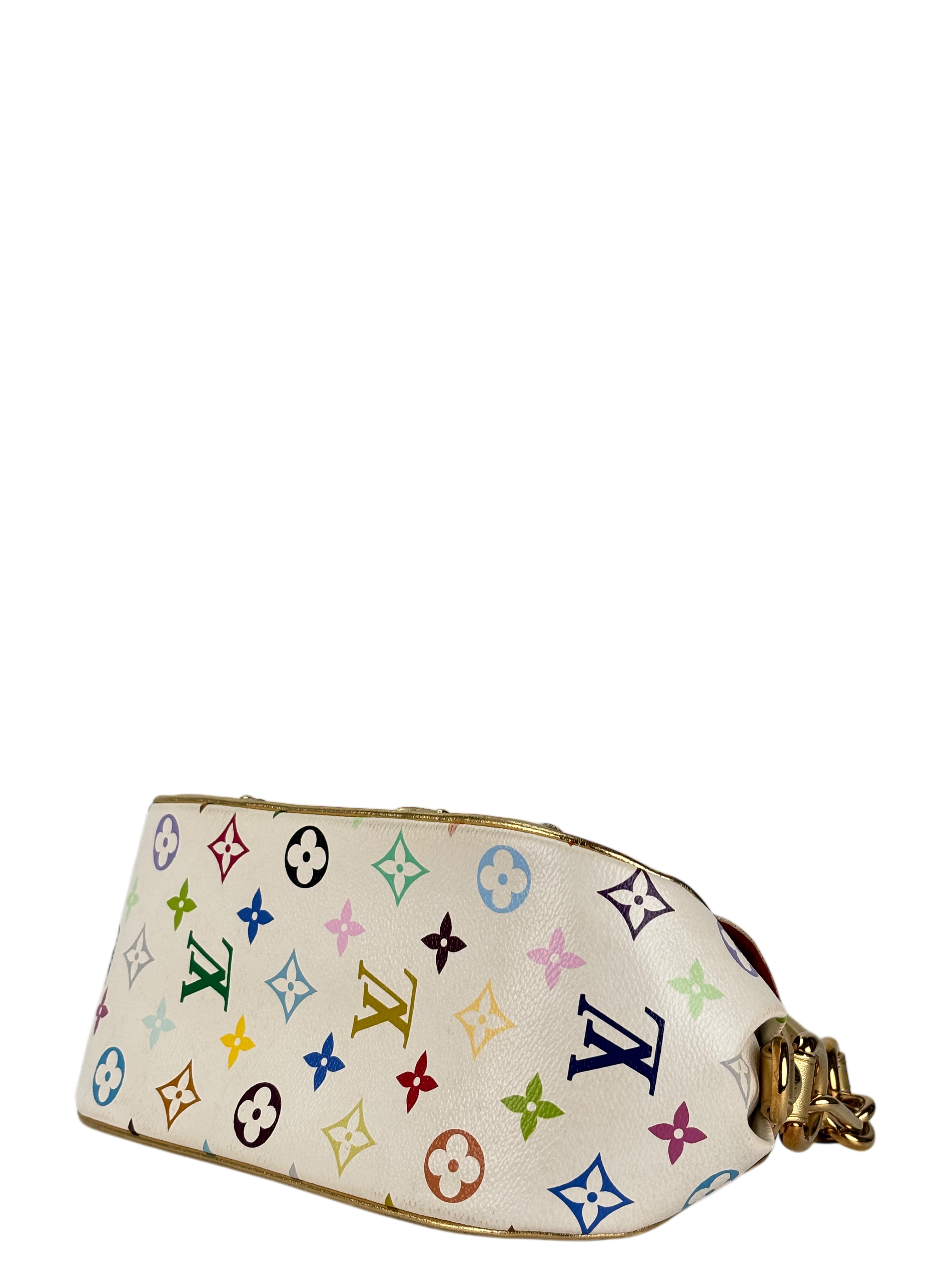 LOUIS VUITTON - White Canvas Multicolor Marine Shoulder Bag