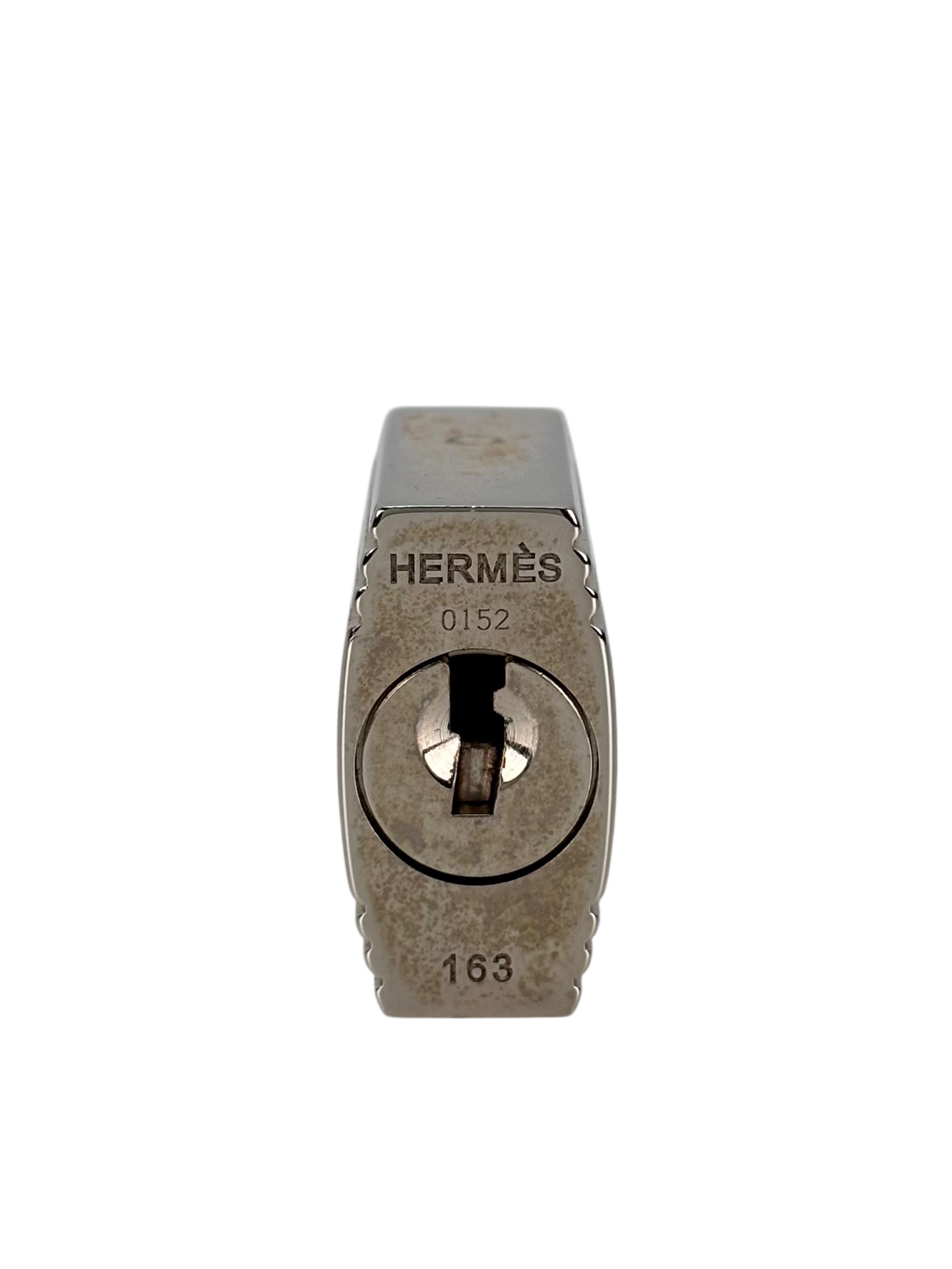 HERMES - Kelly 25 Noir Togo Palladium Hardware