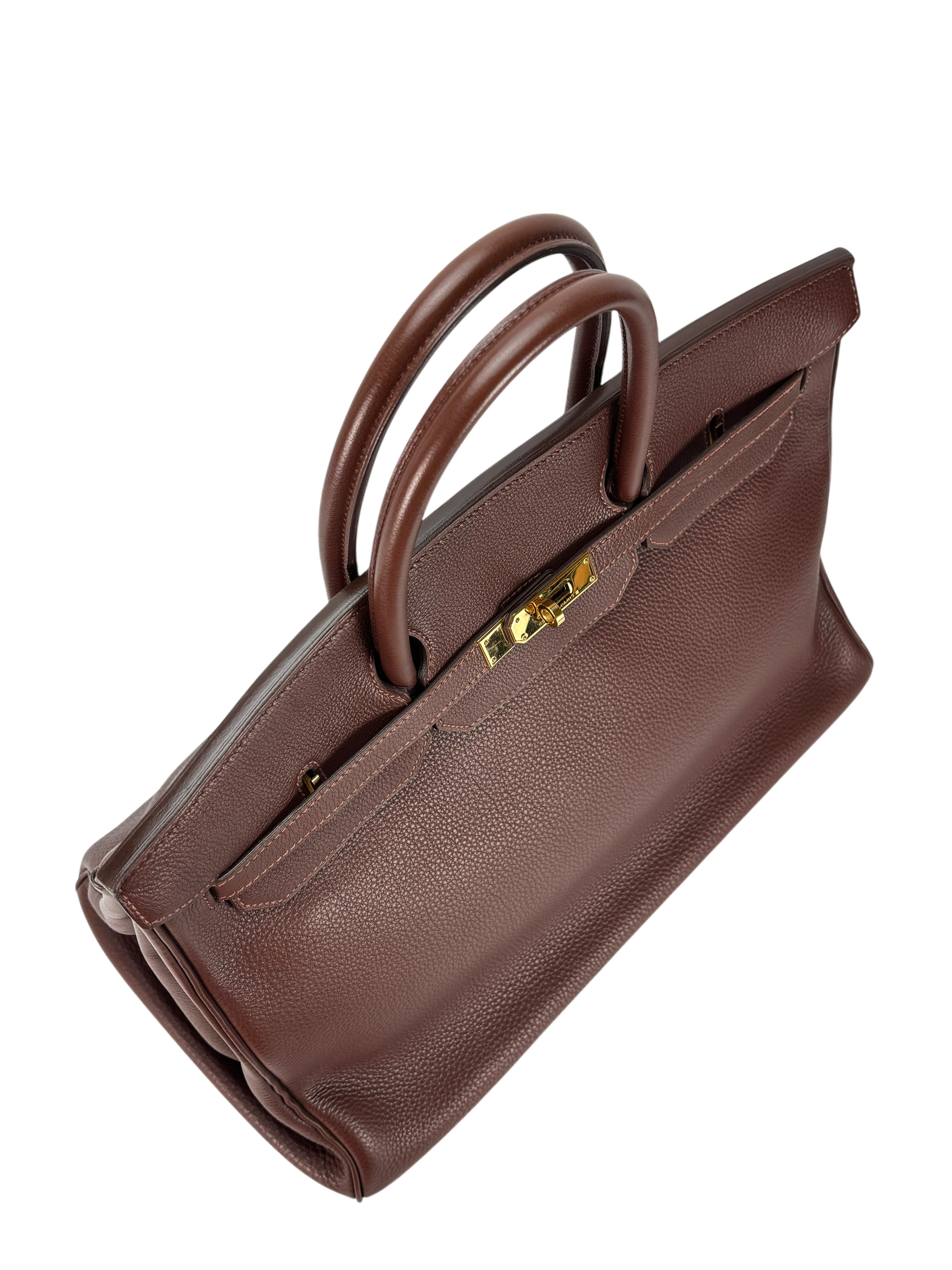 HERMES - Birkin 40 Brown Clemence TC Gold Hardware