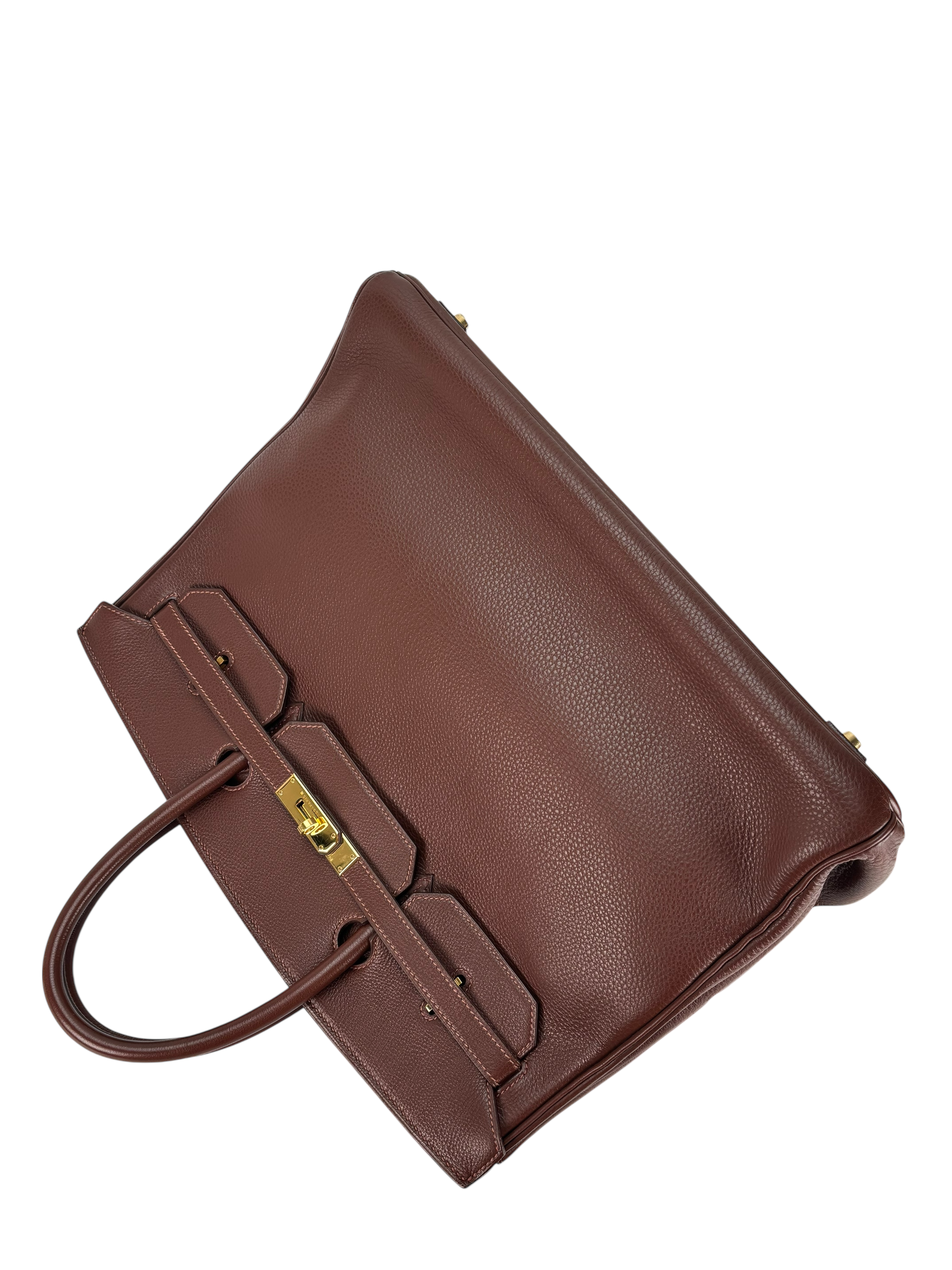 HERMES - Birkin 40 Brown Clemence TC Gold Hardware