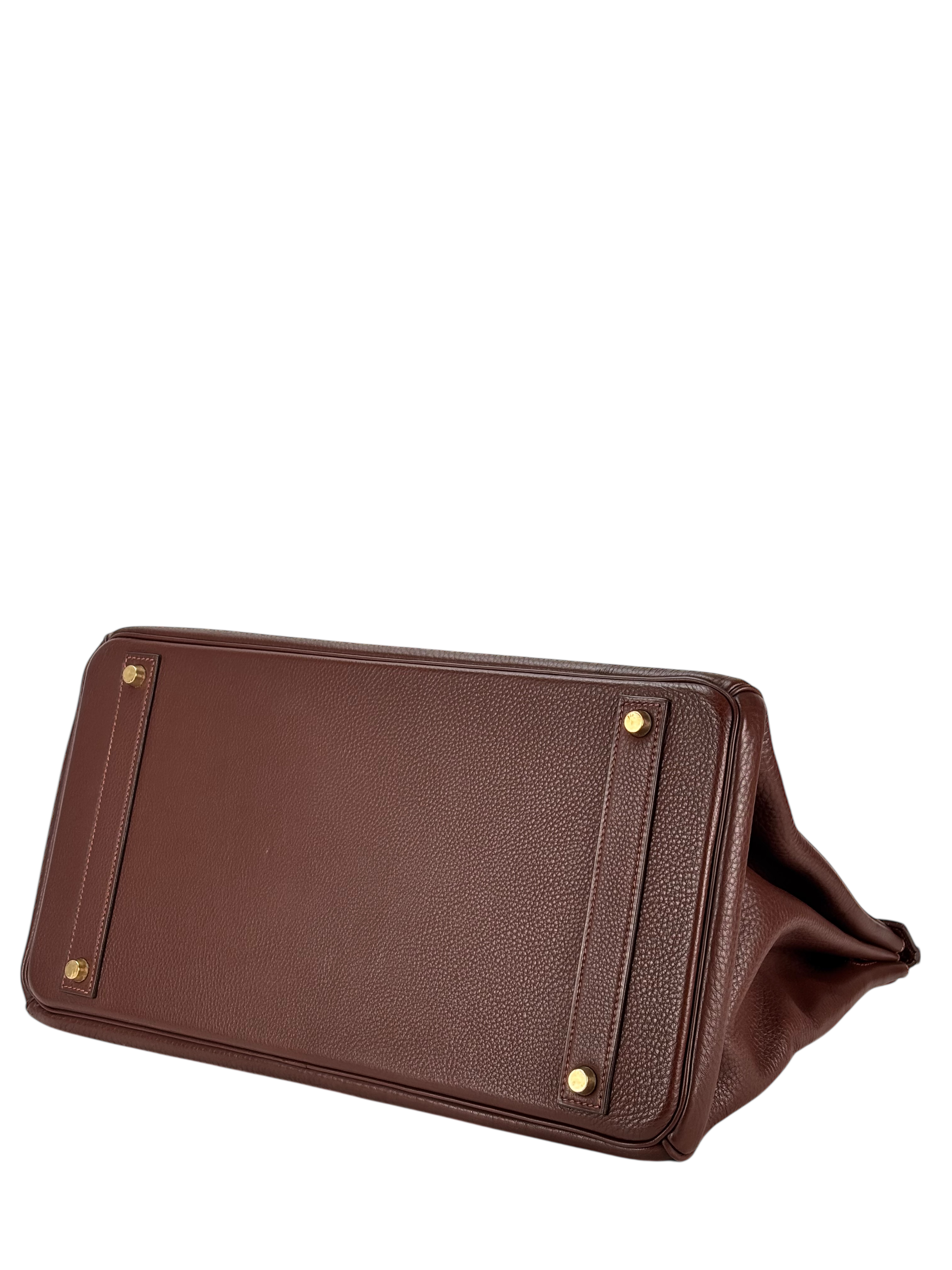 HERMES - Birkin 40 Brown Clemence TC Gold Hardware