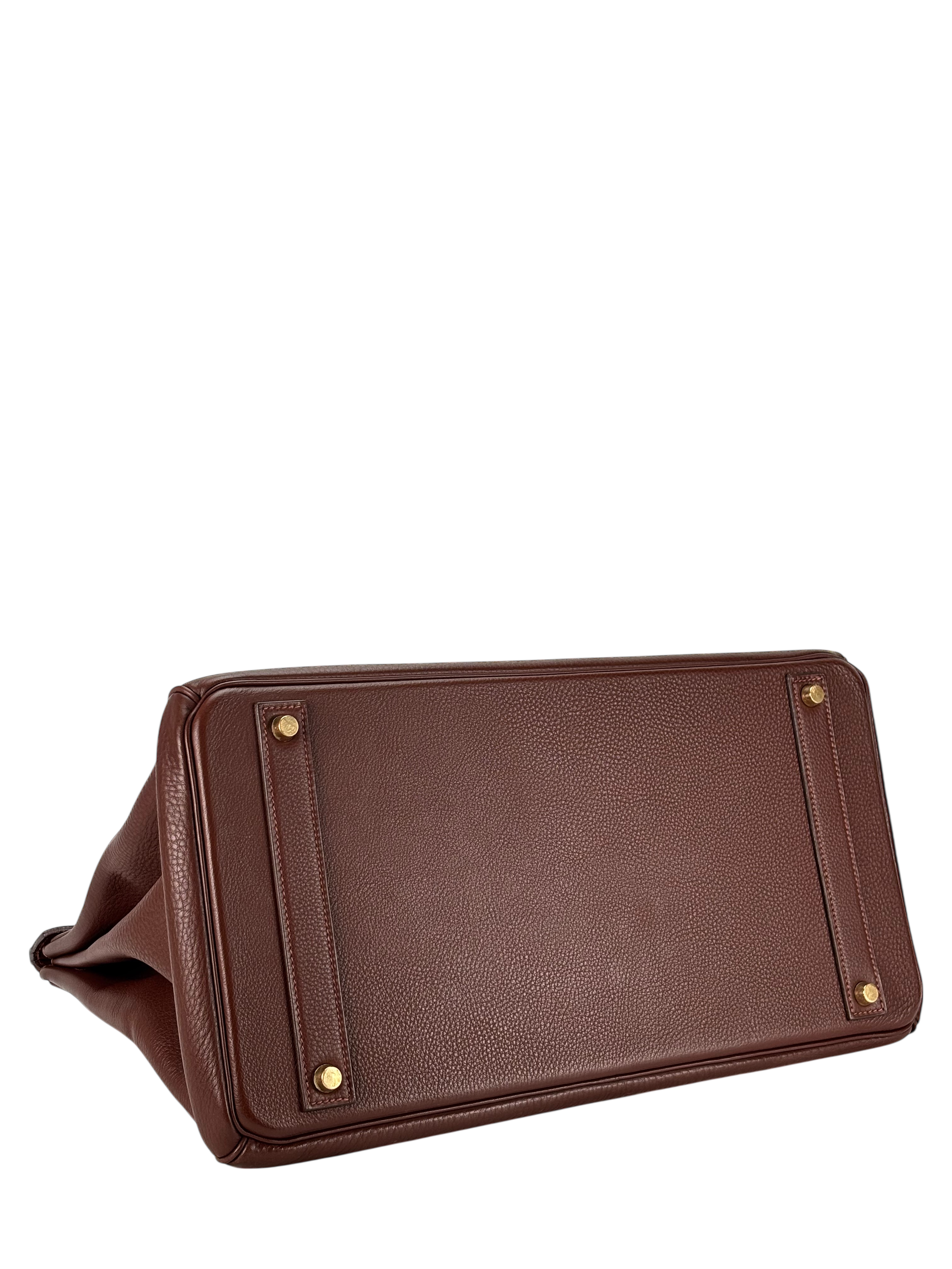 HERMES - Birkin 40 Brown Clemence TC Gold Hardware