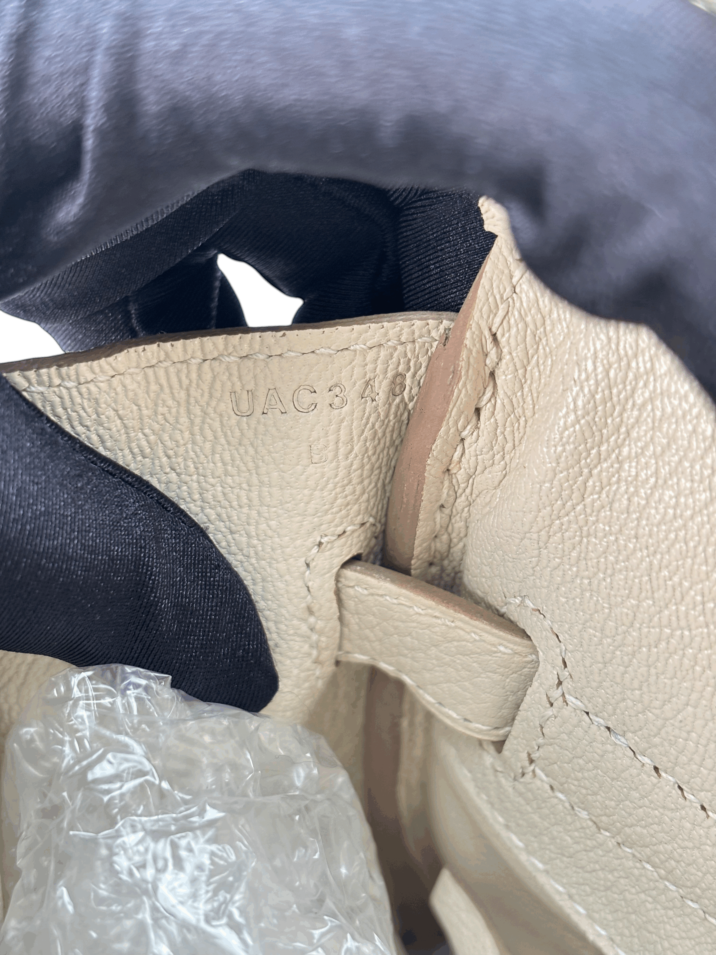 HERMES - Birkin 30 Craie Togo Palladium Hardware 