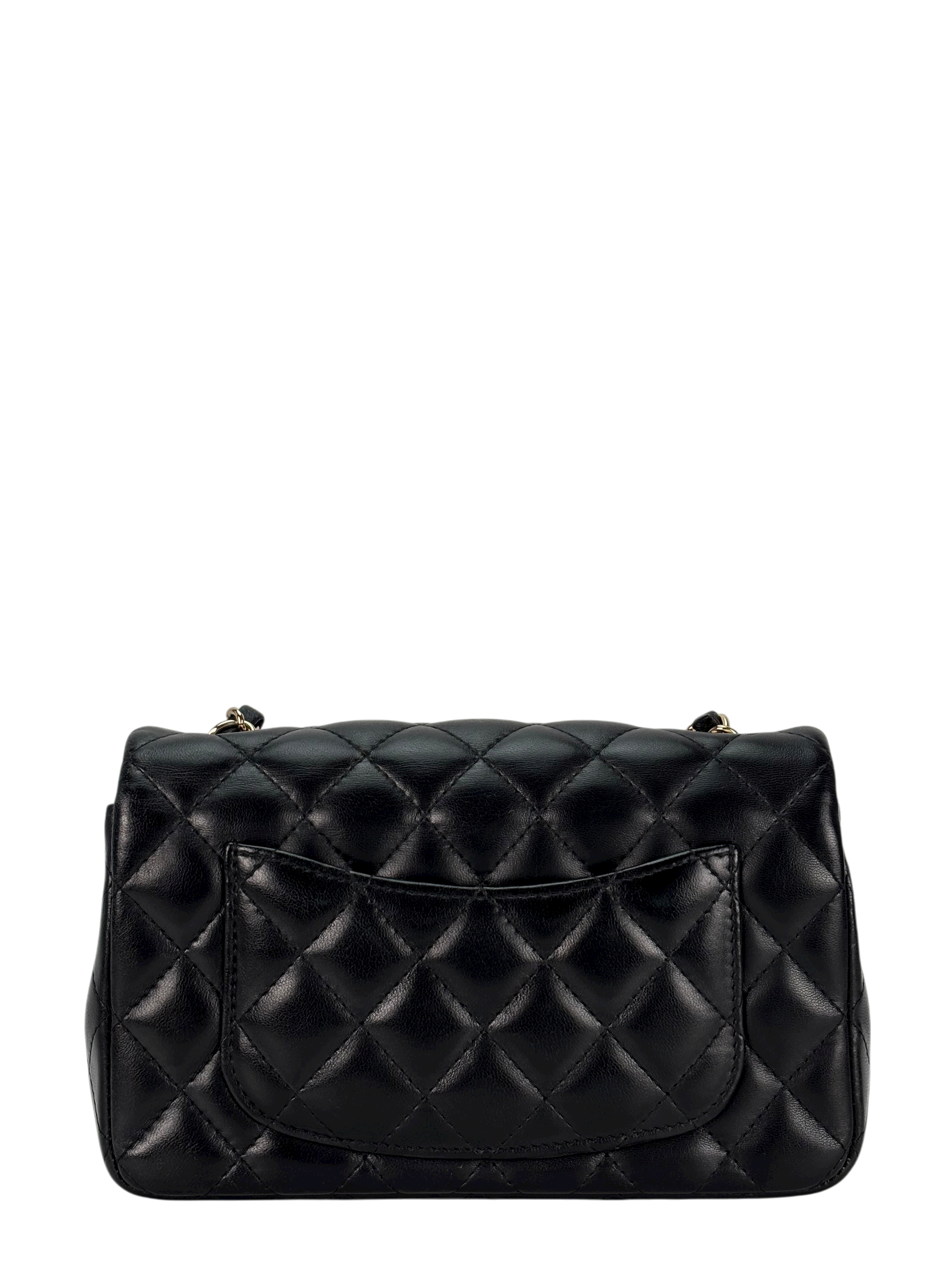 CHANEL - Classic Flap Bag Black Lambskin Gold Hardware（CF20）