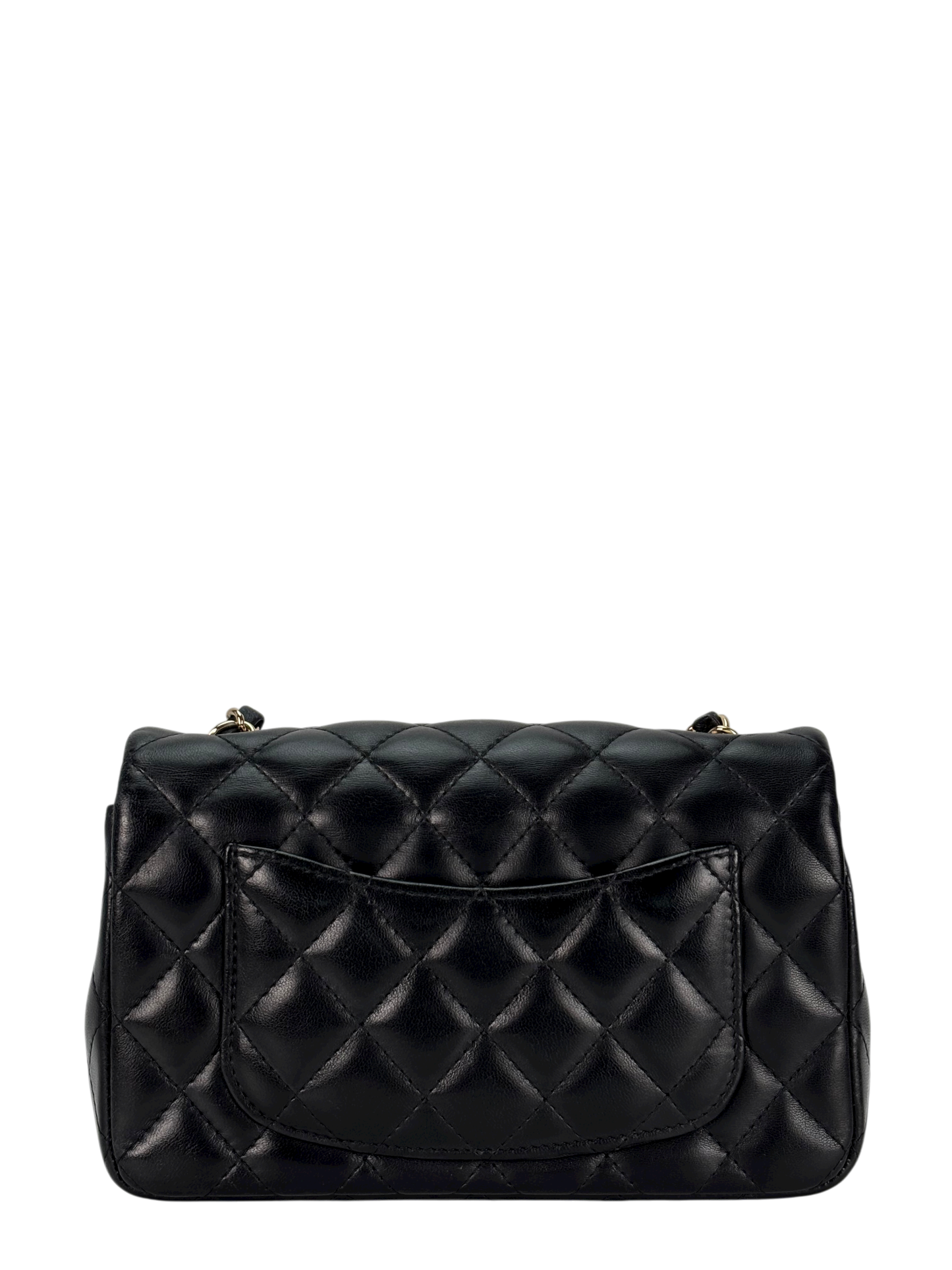 CHANEL - Classic Flap Bag Black Lambskin Gold Hardware（CF20）