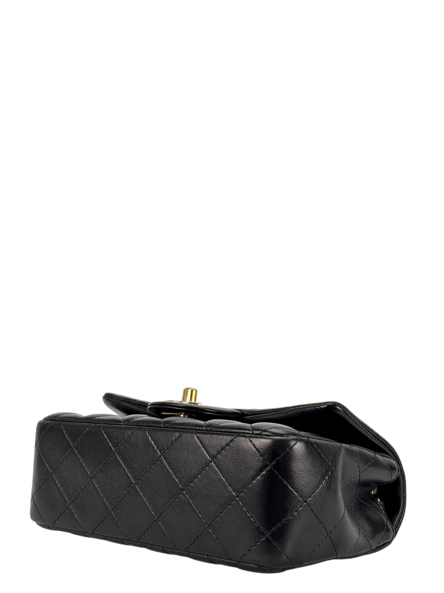 CHANEL - Classic Flap Bag Black Lambskin Gold Hardware（CF20）