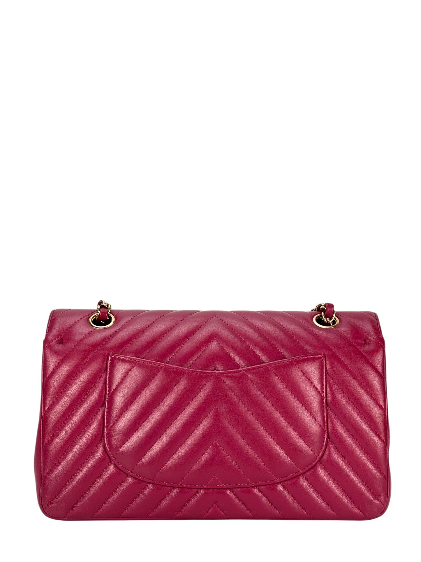 CHANEL - Classic Double Flap Bag Lambskin V-Stitch（CF25）