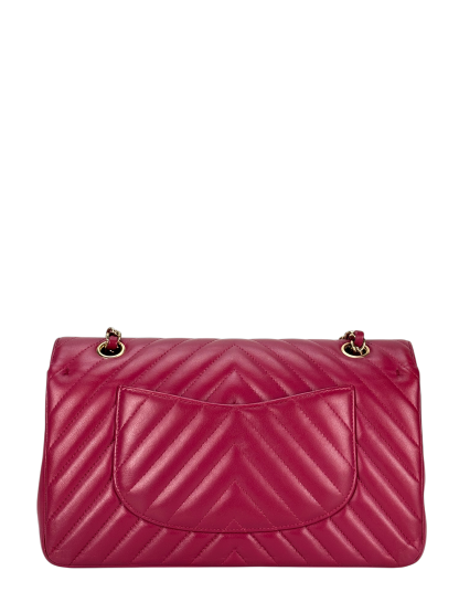 CHANEL - Classic Double Flap Bag Lambskin V-Stitch（CF25）