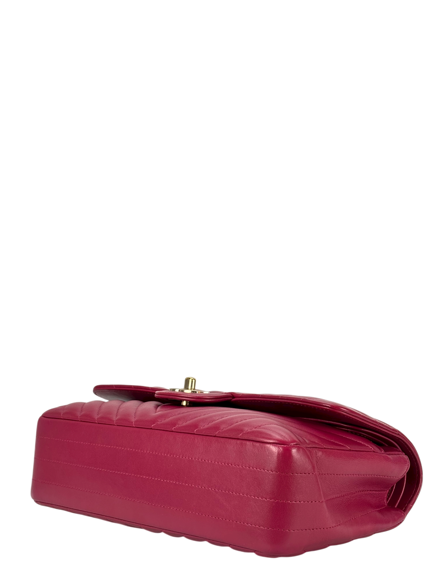 CHANEL - Classic Double Flap Bag Lambskin V-Stitch（CF25）