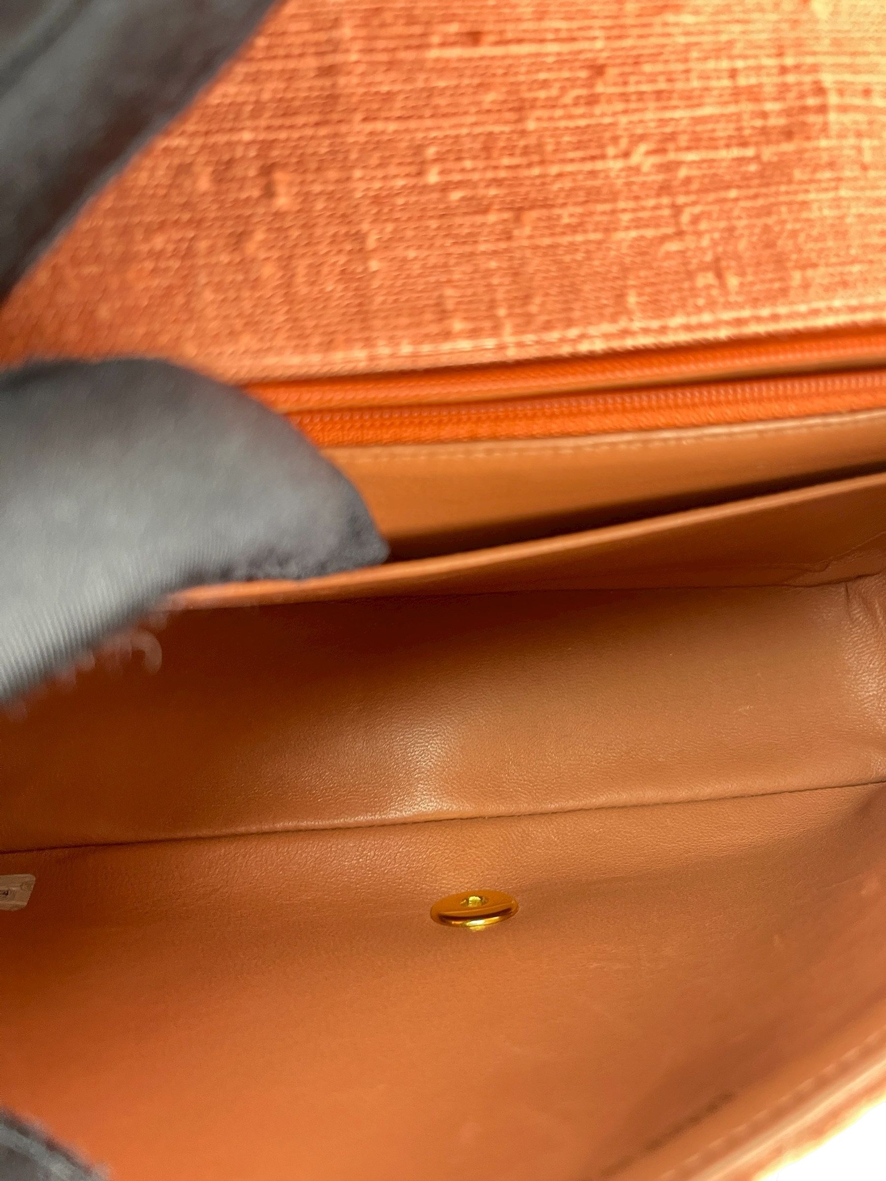 CHANEL - Pink Linen Diana Chain Shoulder Bag