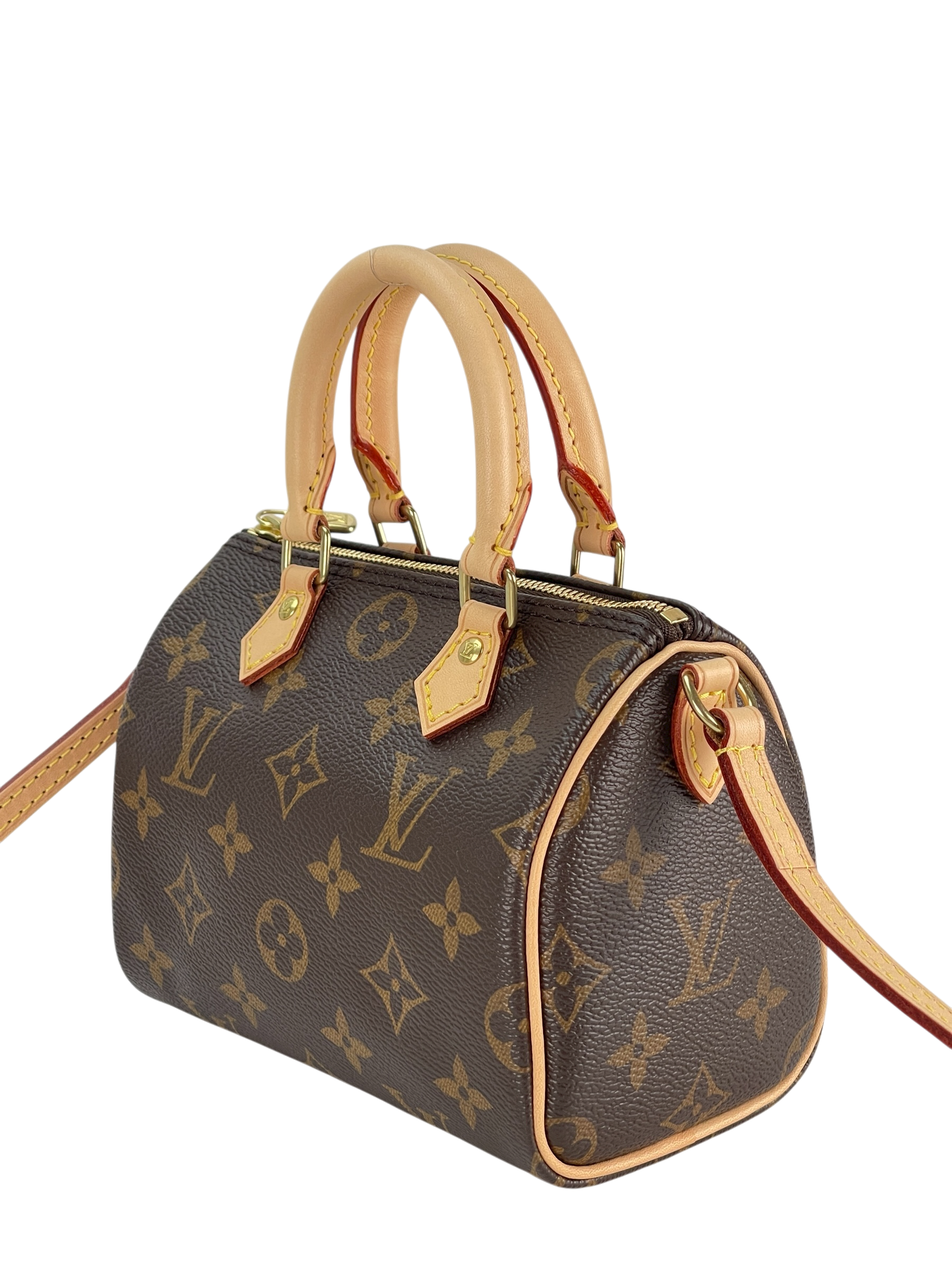 LOUIS VUITTON - Monogram Nano Speedy Shoulder Bag