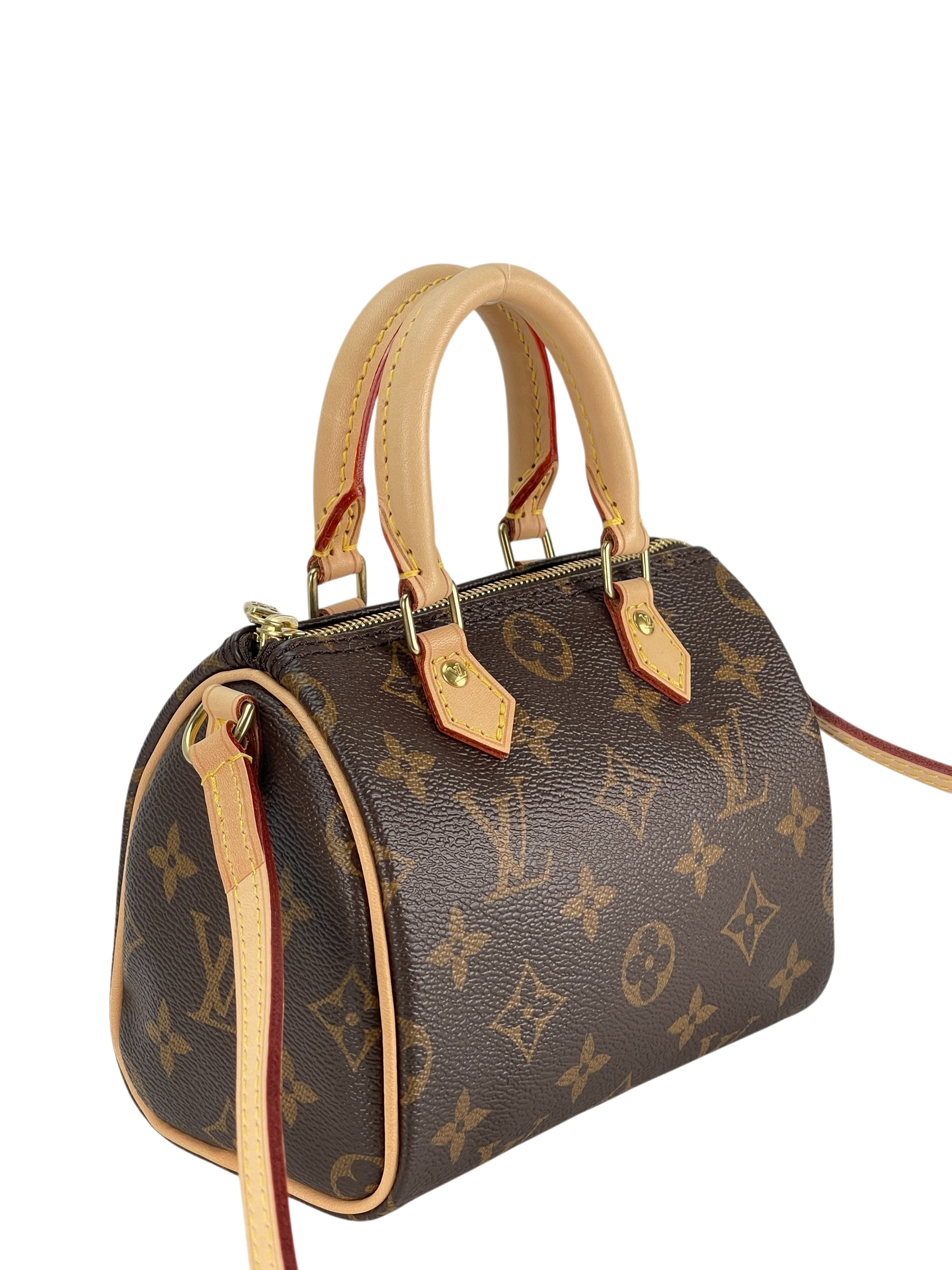 LOUIS VUITTON - Monogram Nano Speedy Shoulder Bag