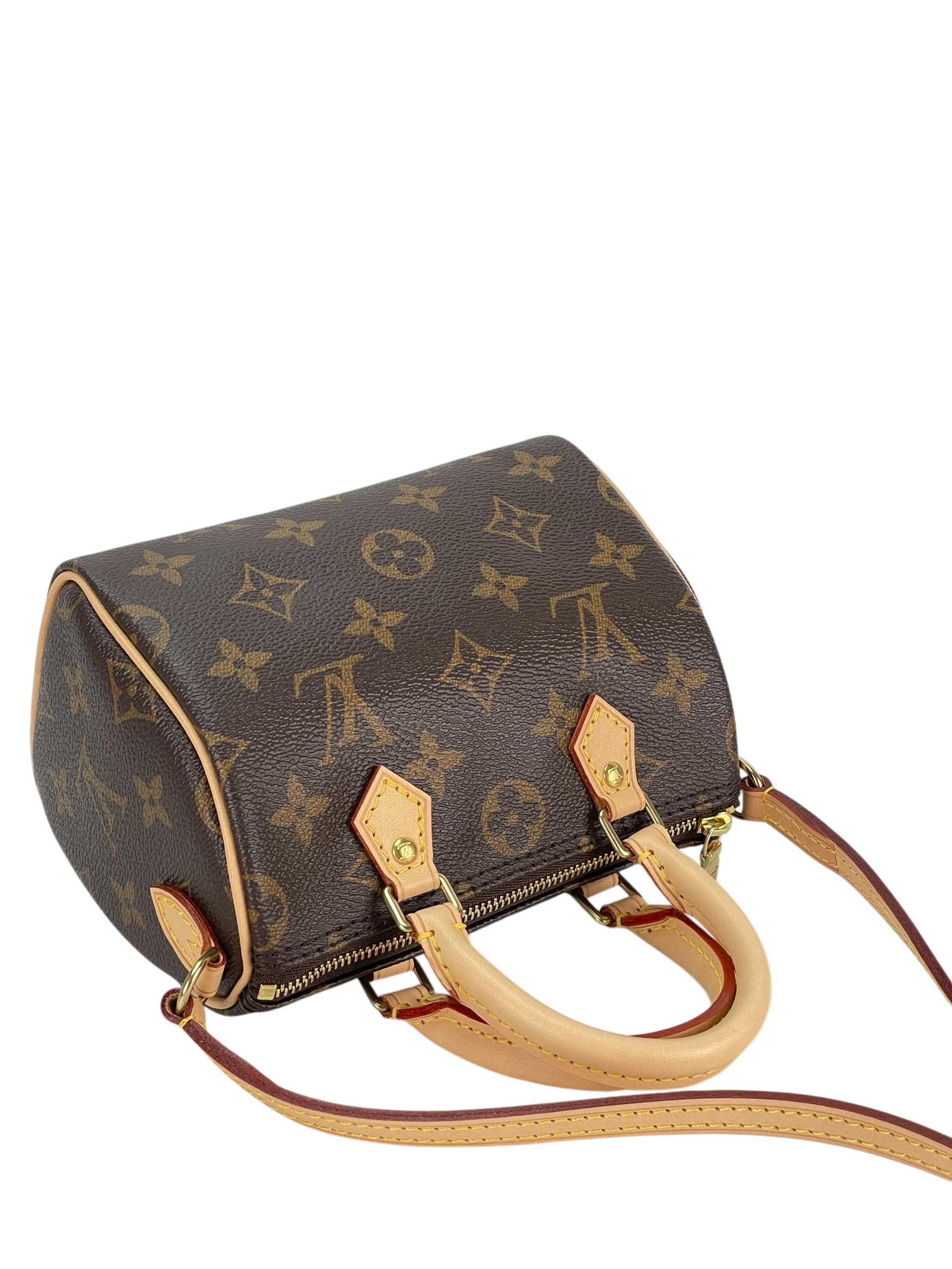 LOUIS VUITTON - Monogram Nano Speedy Shoulder Bag
