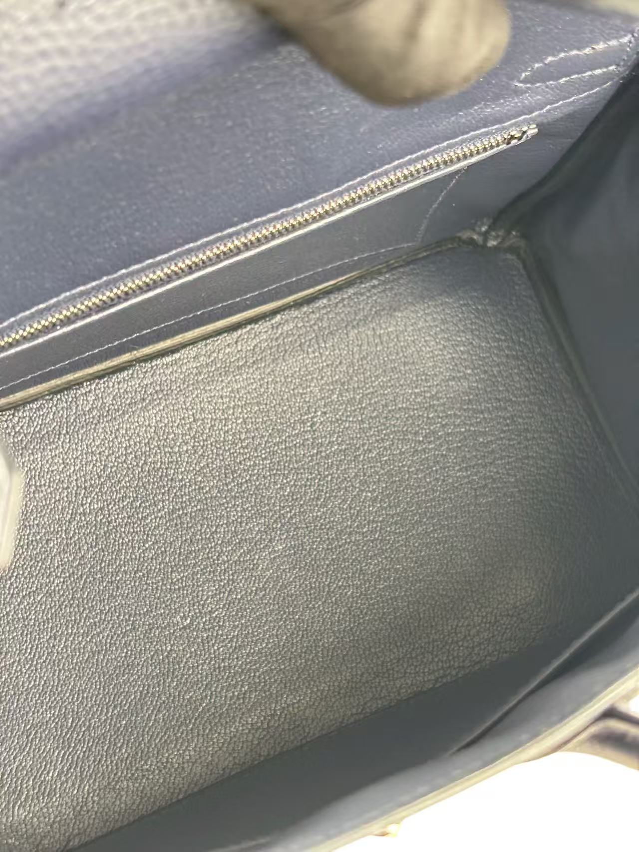 HERMES - Birkin 25 Bleu Nuit（2Z）Togo Palladium Hardware 