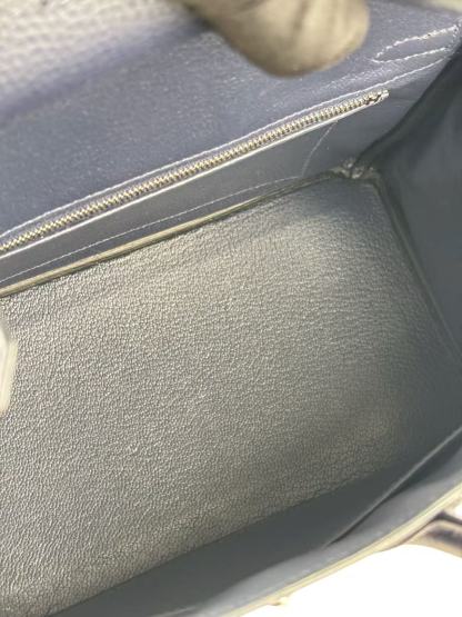 HERMES - Birkin 25 Bleu Nuit（2Z）Togo Palladium Hardware 