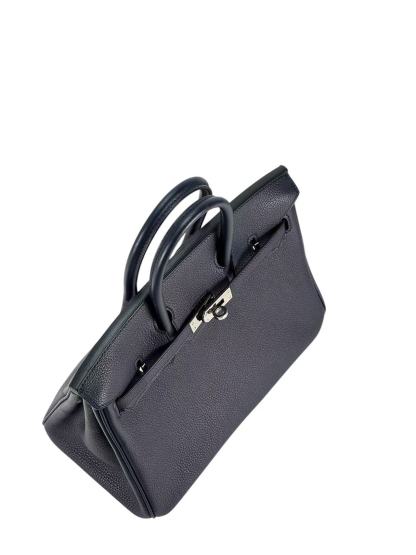 HERMES - Birkin 25 Bleu Nuit（2Z）Togo Palladium Hardware 