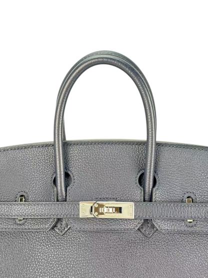 HERMES - Birkin 25 Bleu Nuit（2Z）Togo Palladium Hardware 